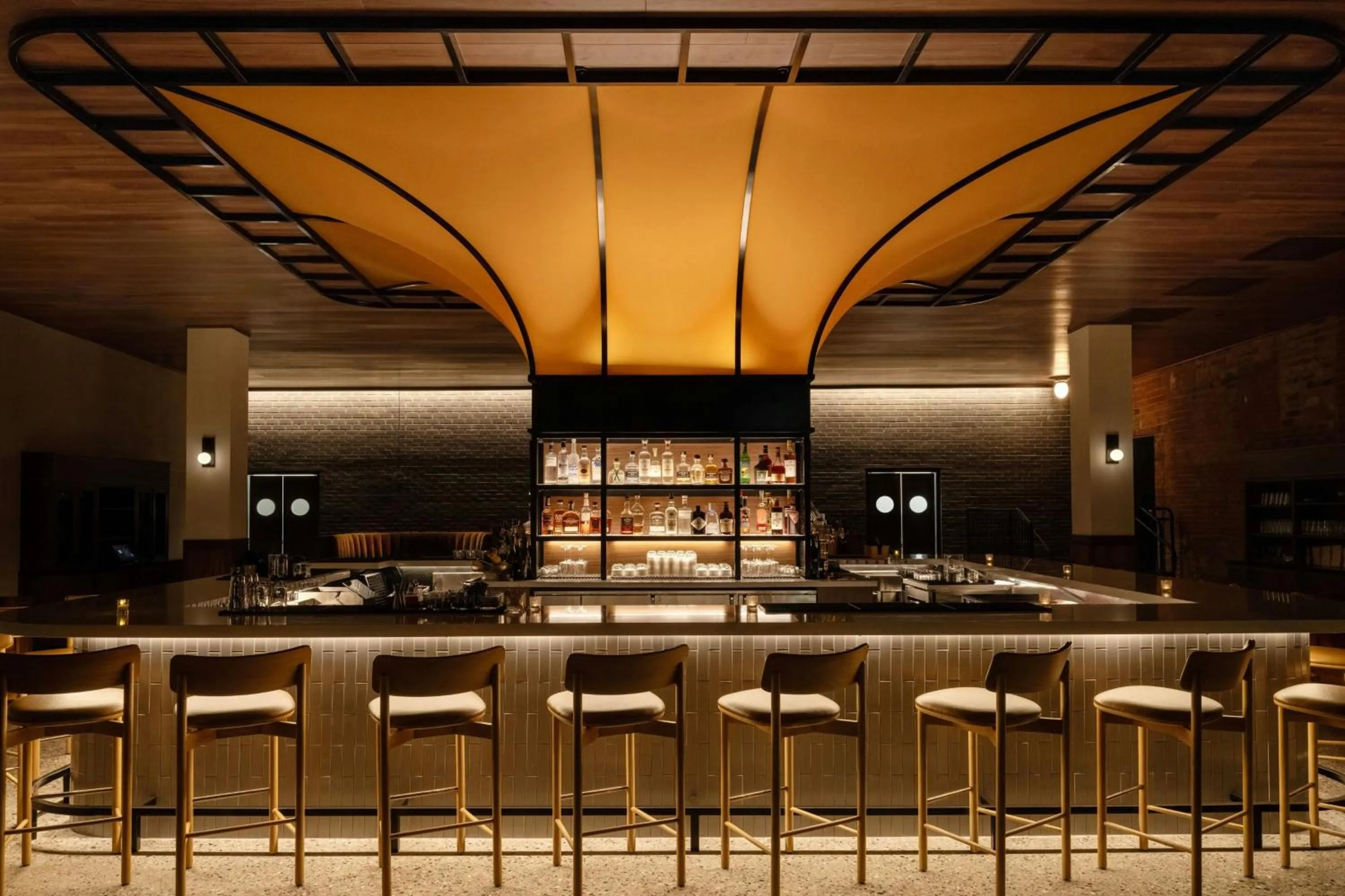 Lounge or bar in AC Hotel Detroit at the Bonstelle