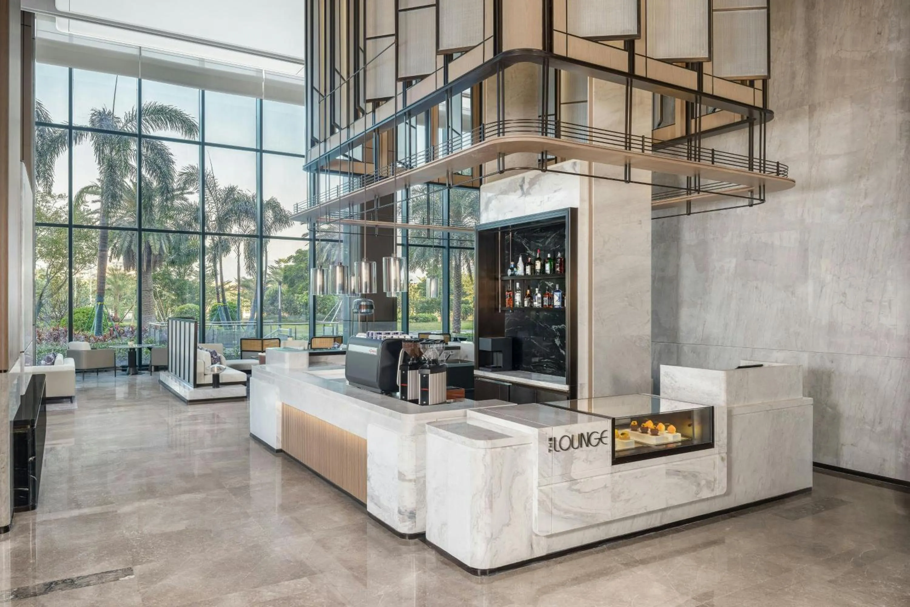 Lounge or bar in Jieyang Marriott Hotel