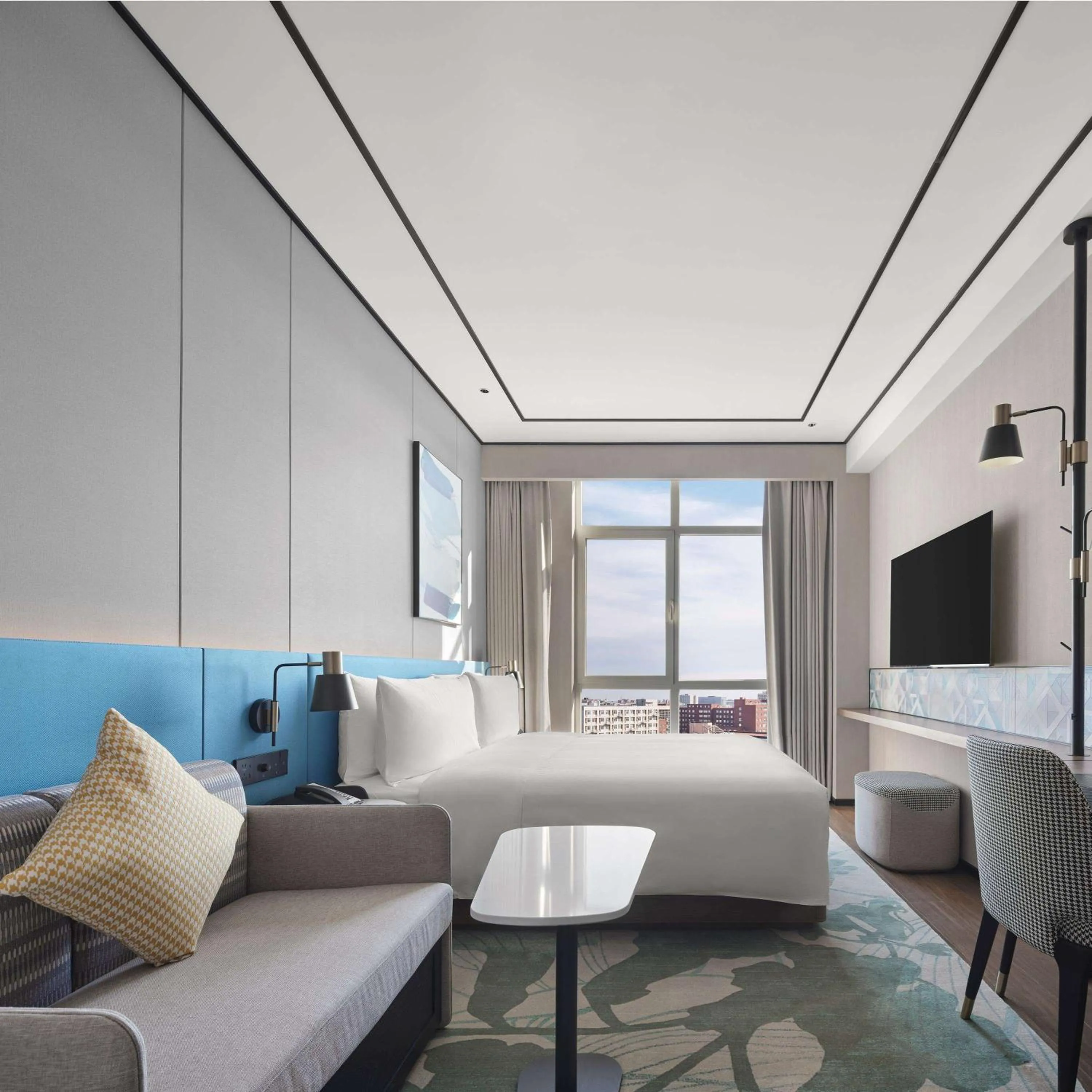 Bed in Hilton Garden Inn Beijing Yizhuang