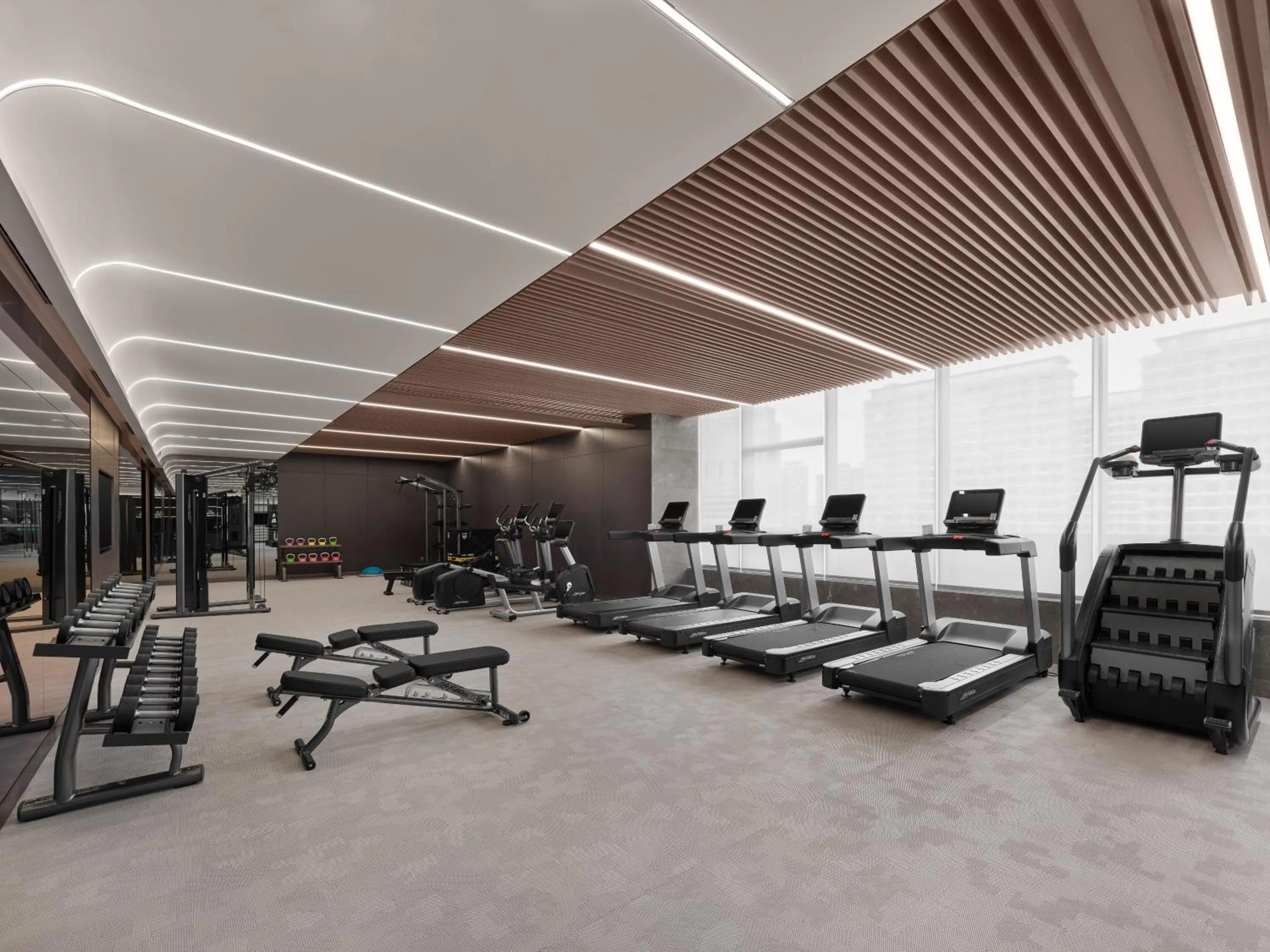 Fitness centre/facilities in Hilton Shanghai Greater Hongqiao