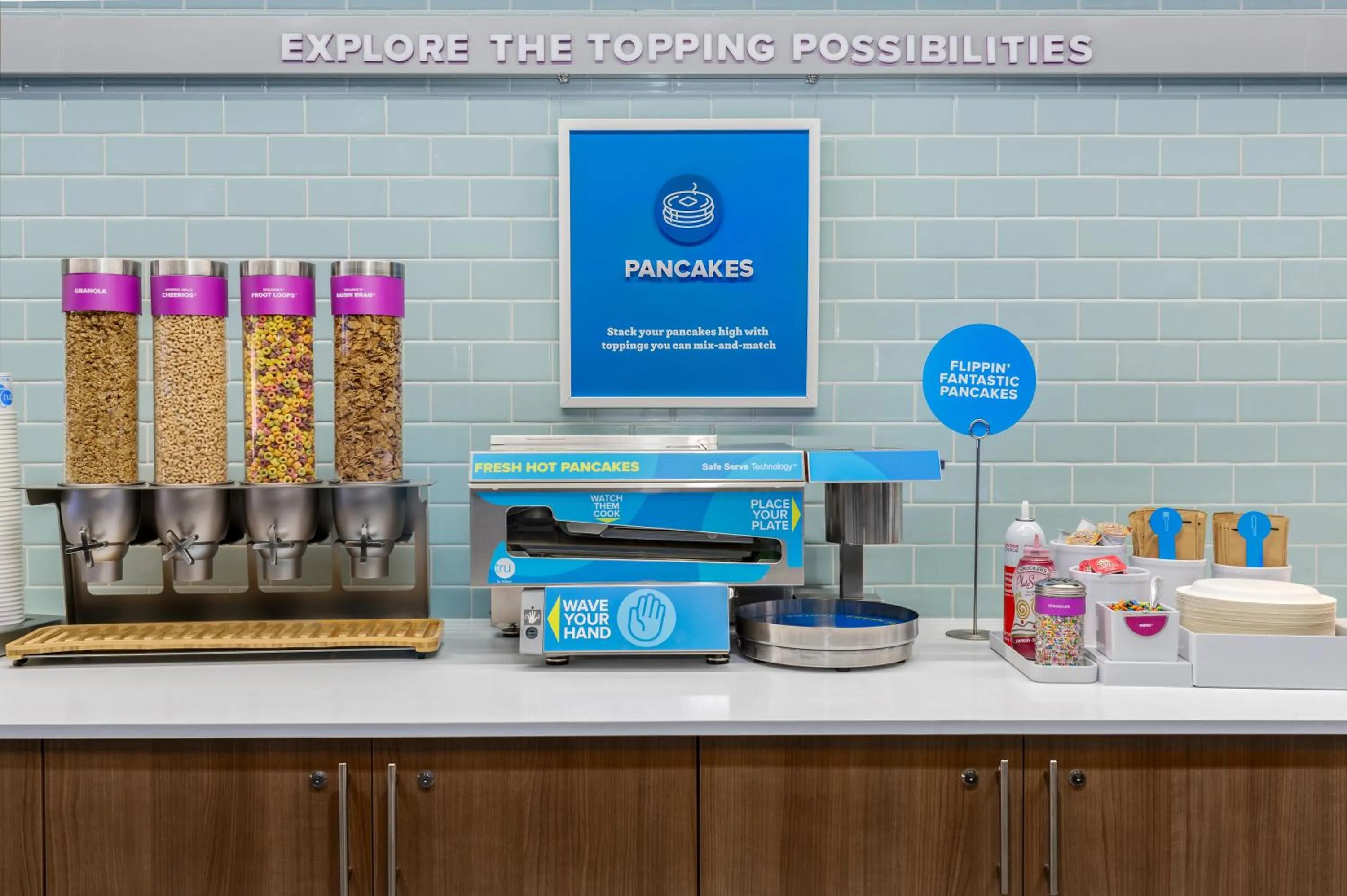 Buffet breakfast in Tru By Hilton Bracebridge, On