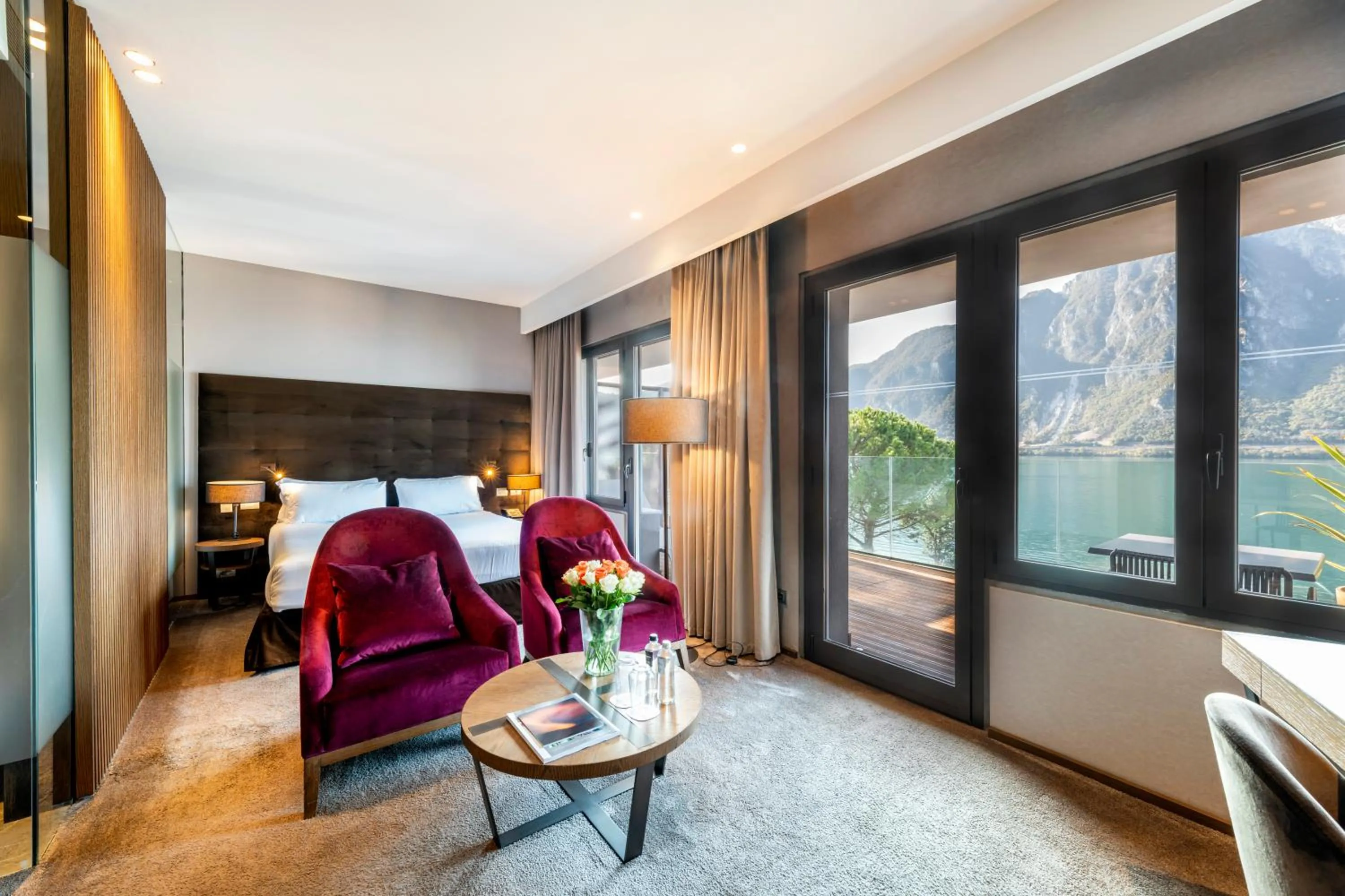 Bed in Grand Hotel Campione