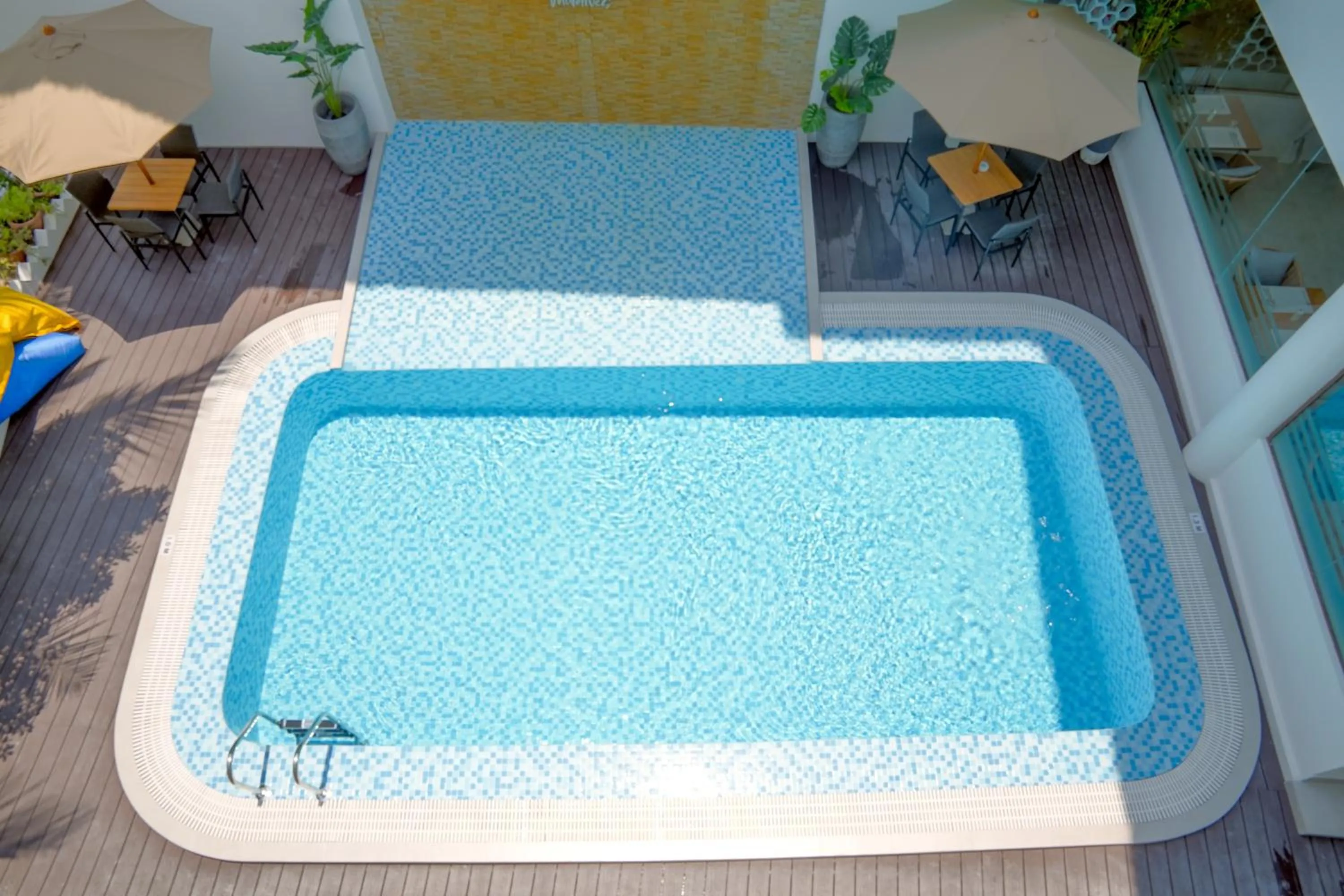 Pool view in Cocomo Maldives