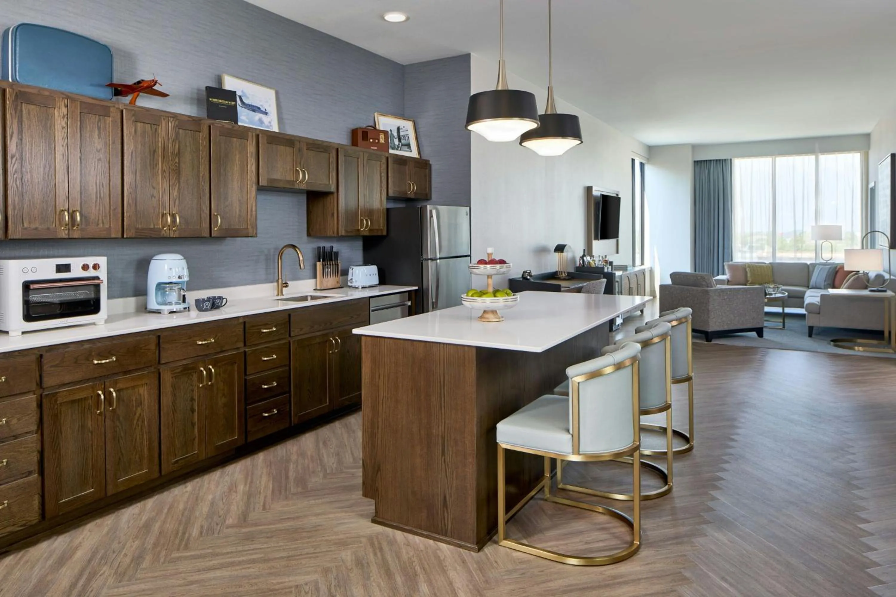 Living room in The Olive Ann Hotel, Grand Forks, a Tribute Portfolio Hotel
