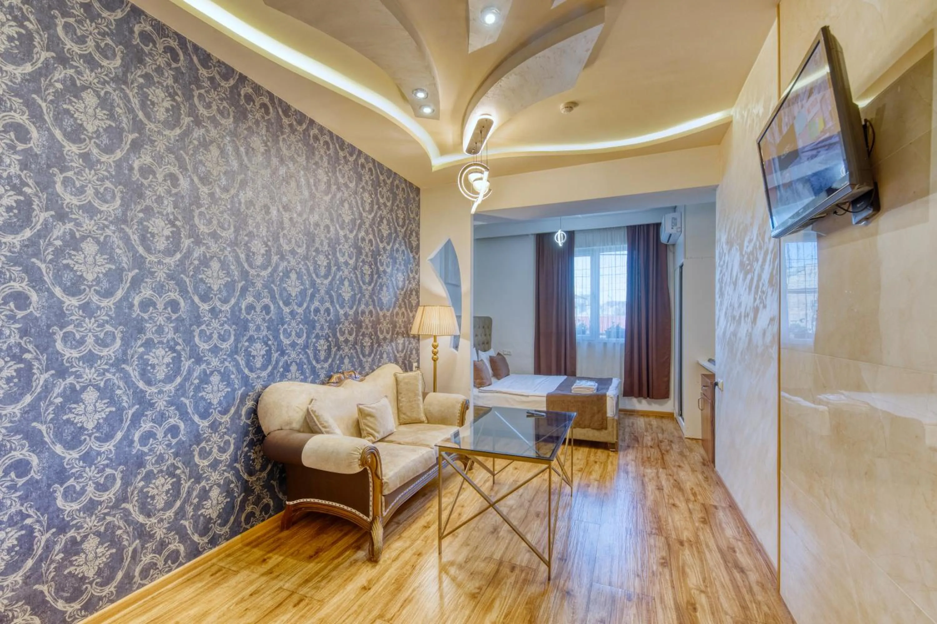 Seating area in Aleppo Hotel