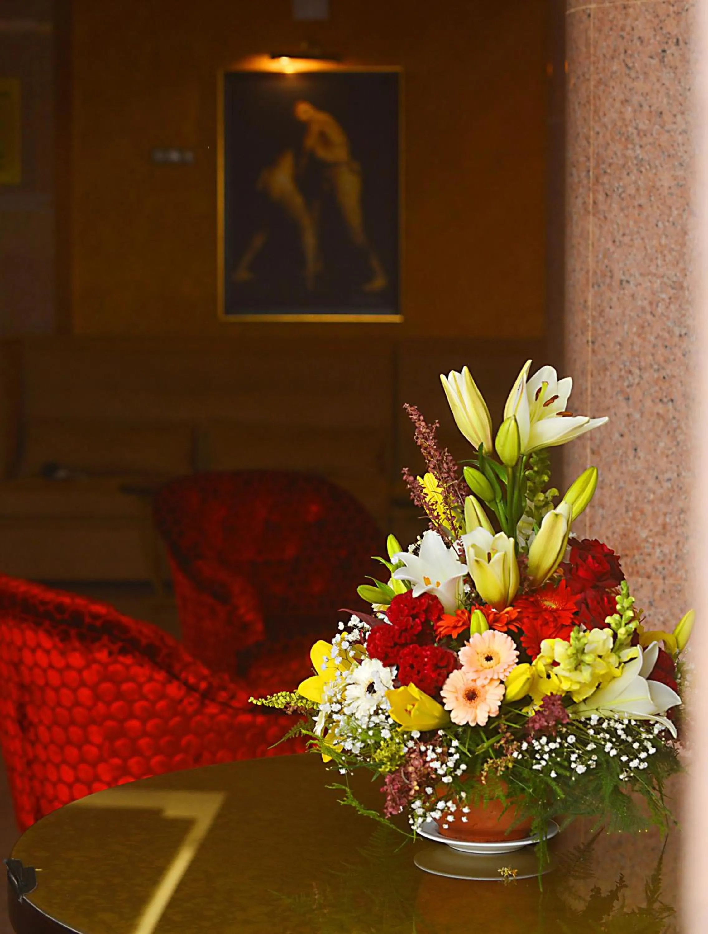 Decorative detail in Hôtel Fleur de Lys Plateau
