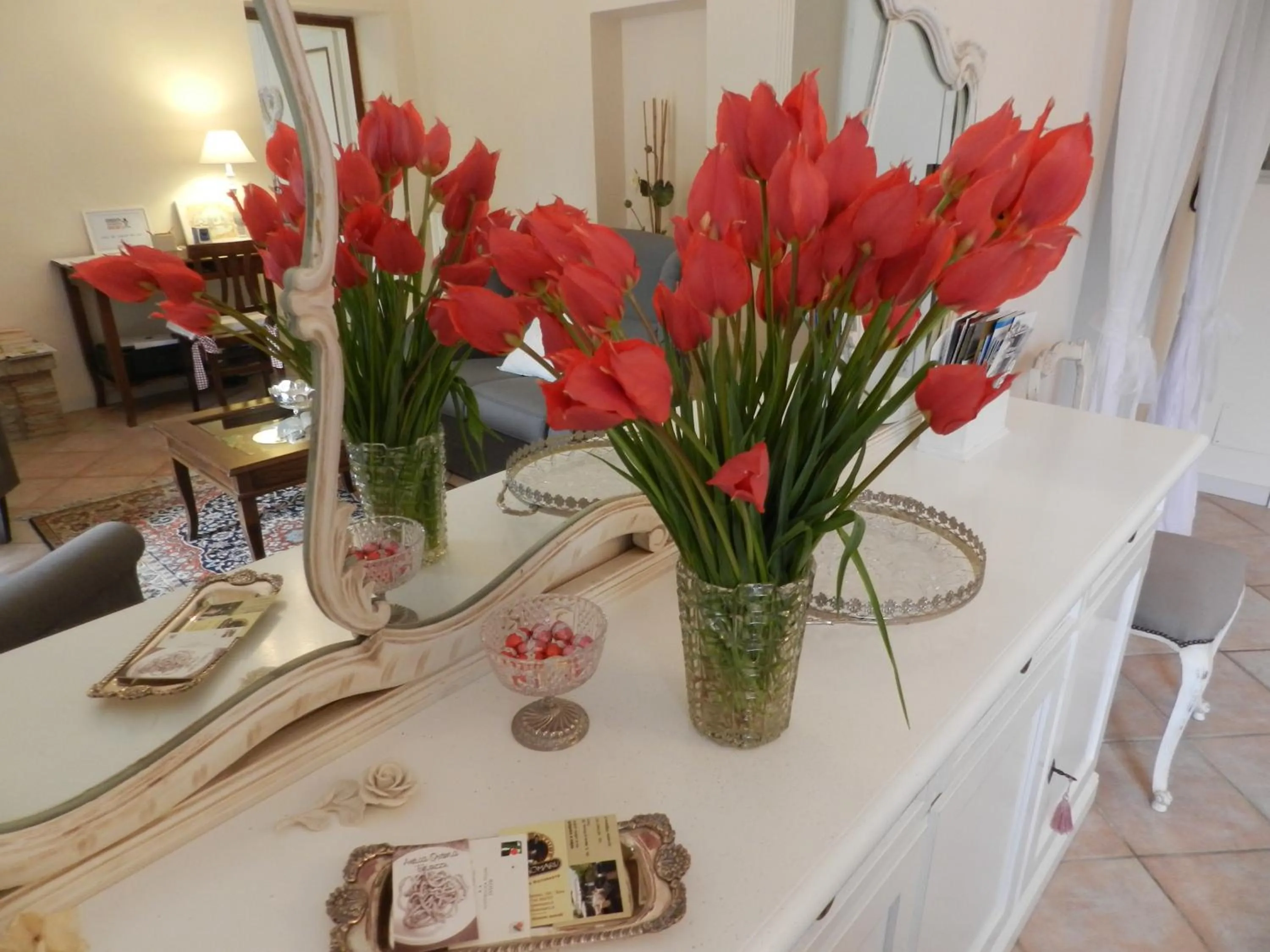 Decorative detail in B&B Villa Maria