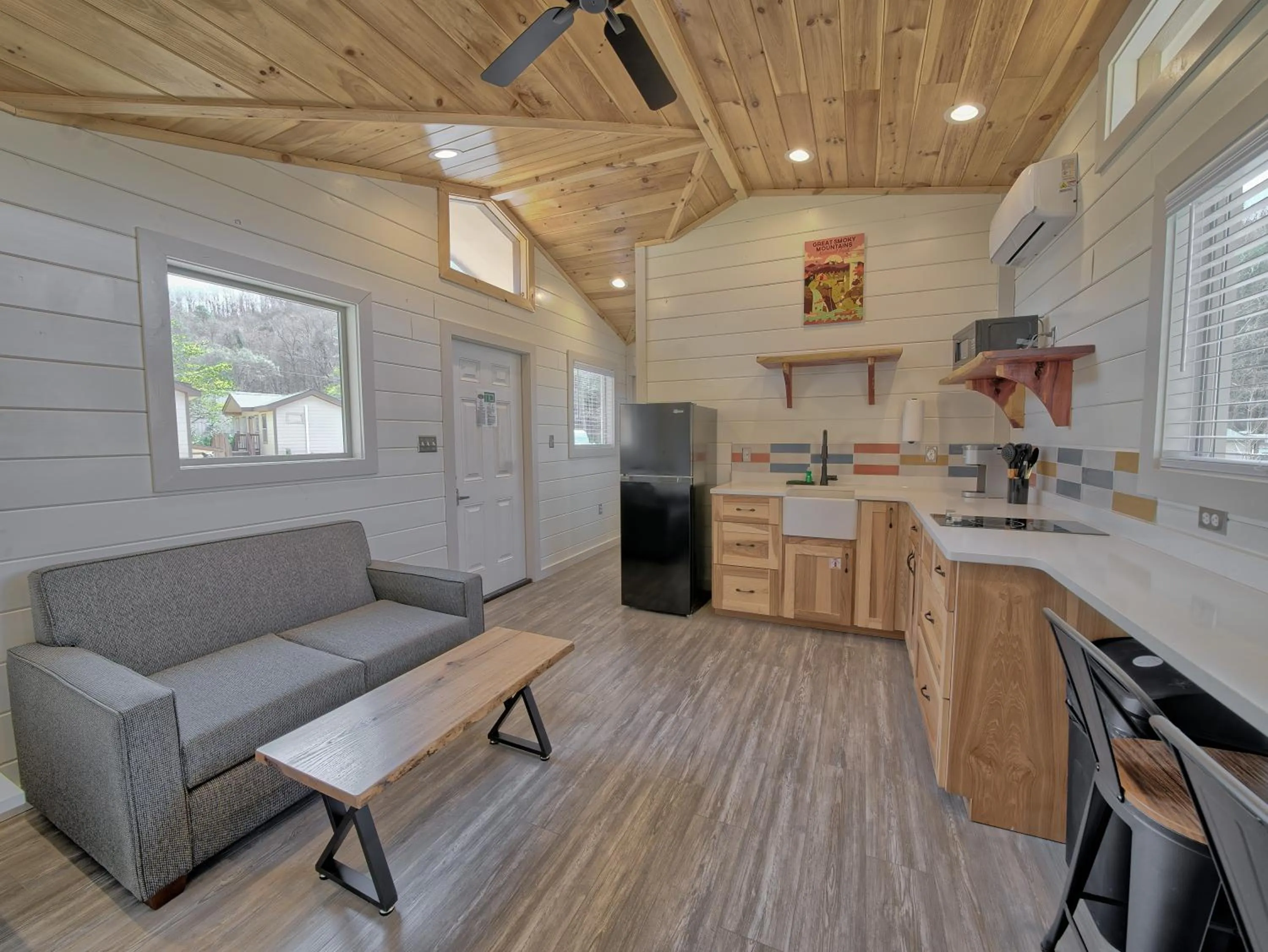 kitchen in Dudley Creek RV Resort