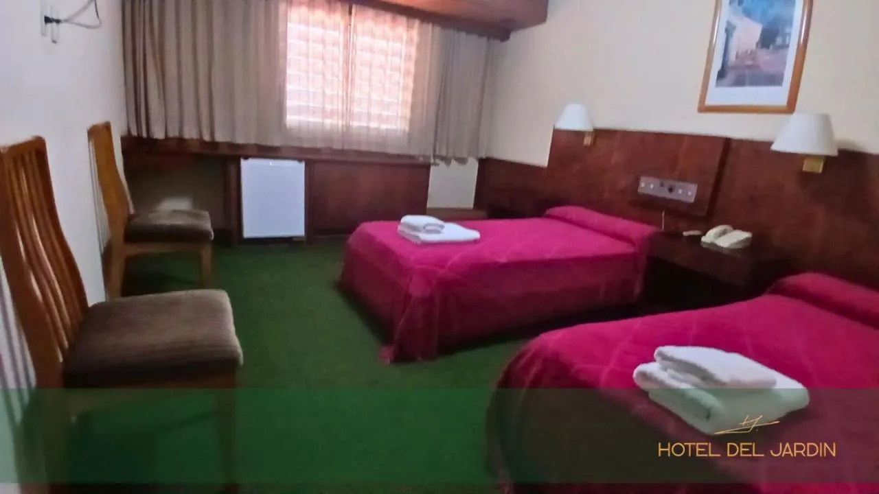 Bed in Hotel del Jardín