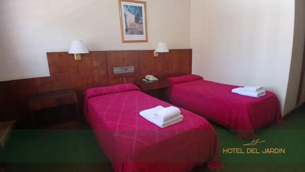 Bed in Hotel del Jardín
