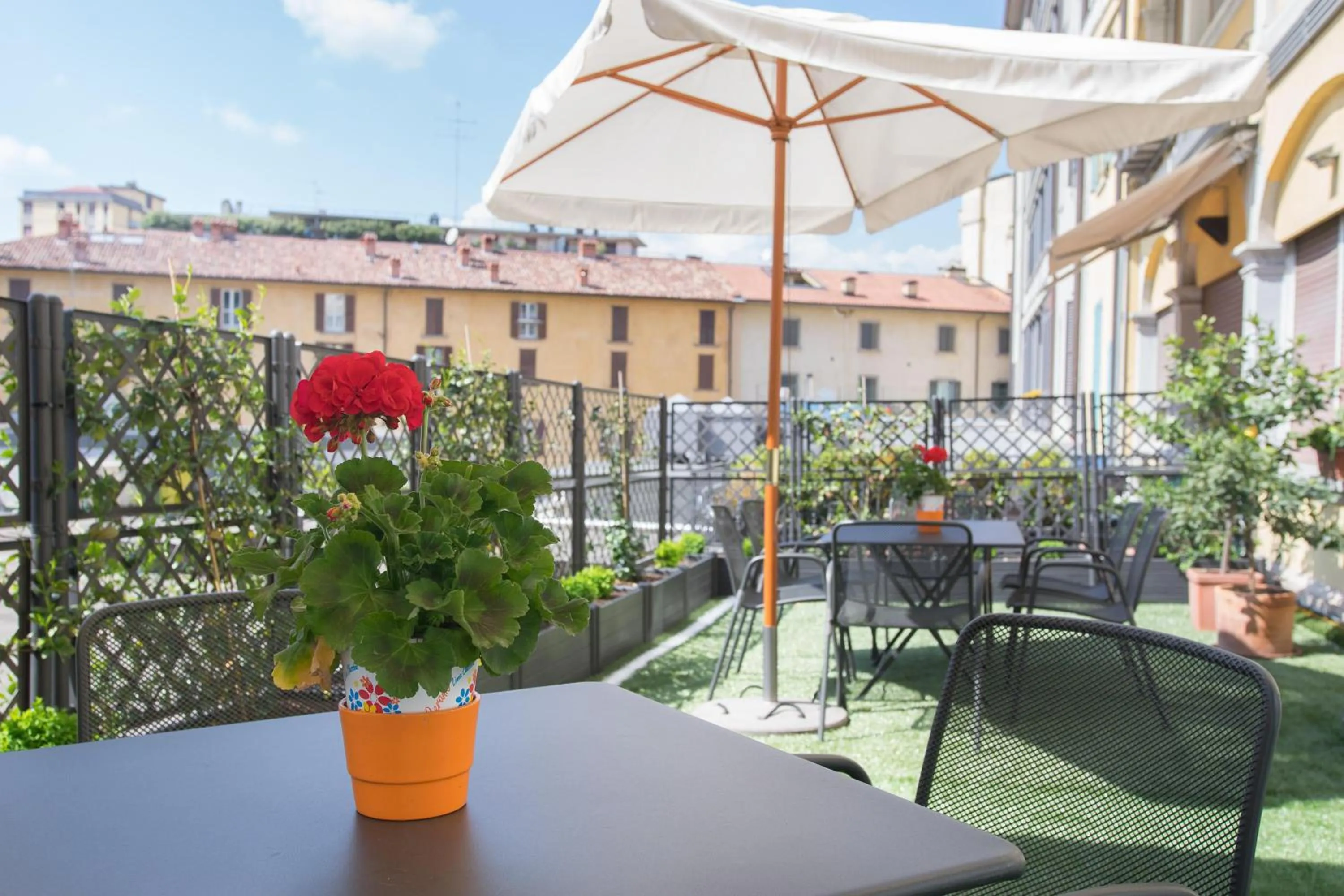 Patio in B&B Le Grazie