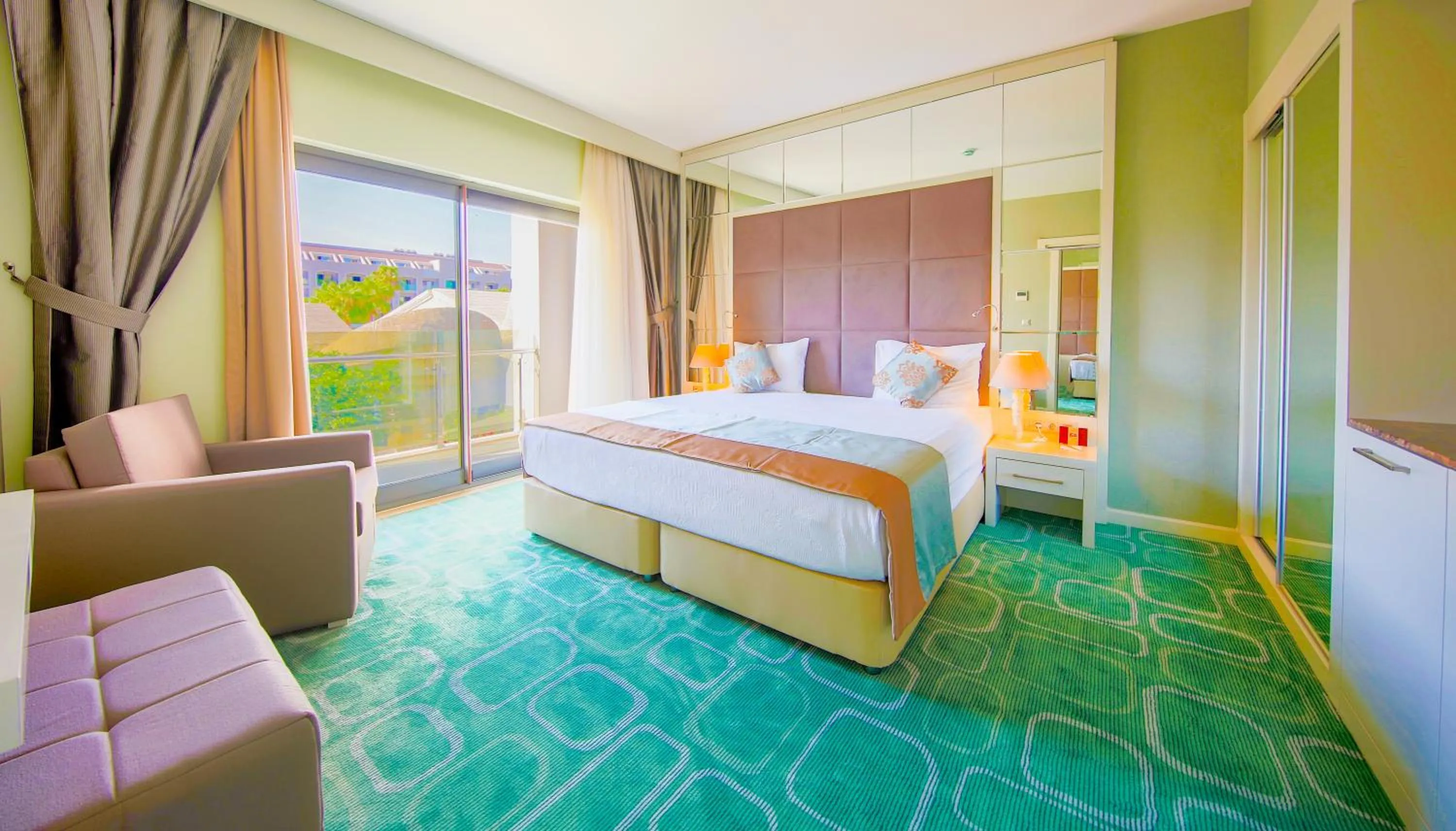 Bed in Horus Paradise Resort - Ultra All Inclusive