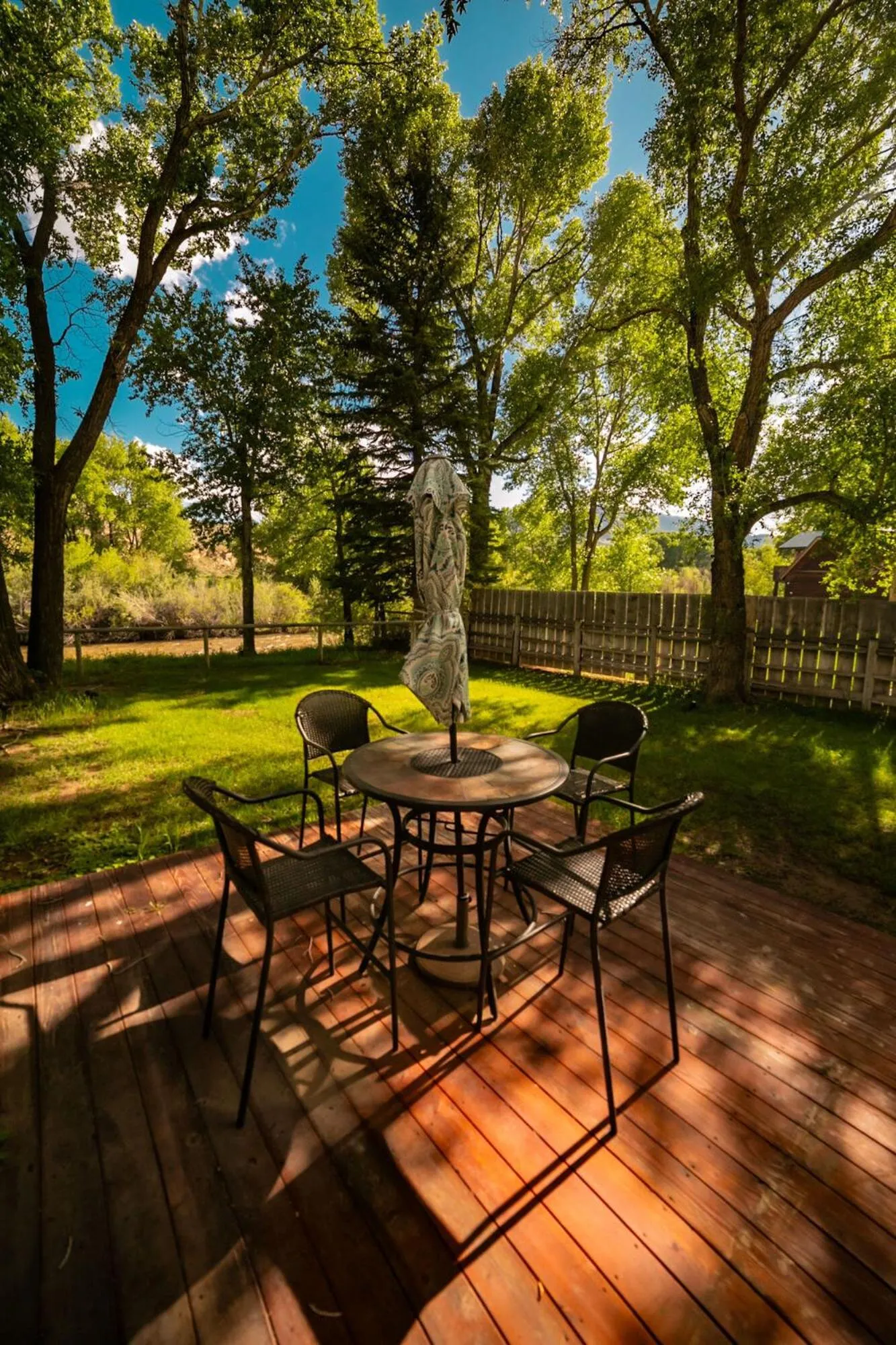 Patio in Chinook Winds Lodge