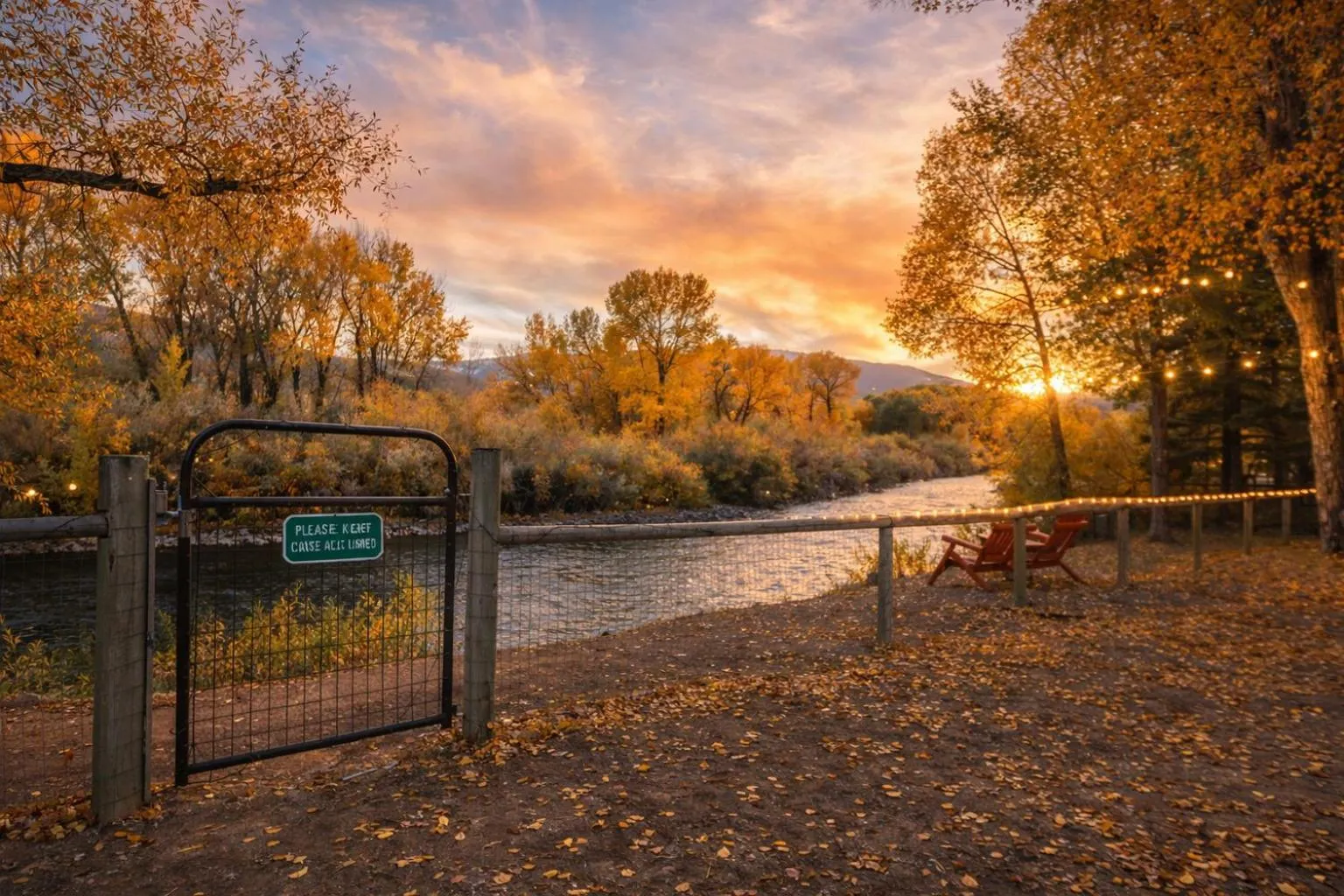 River view in Chinook Winds Lodge