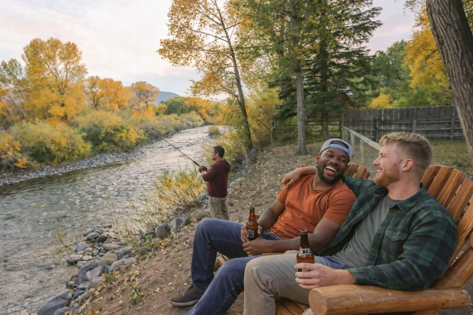 Fishing in Chinook Winds Lodge