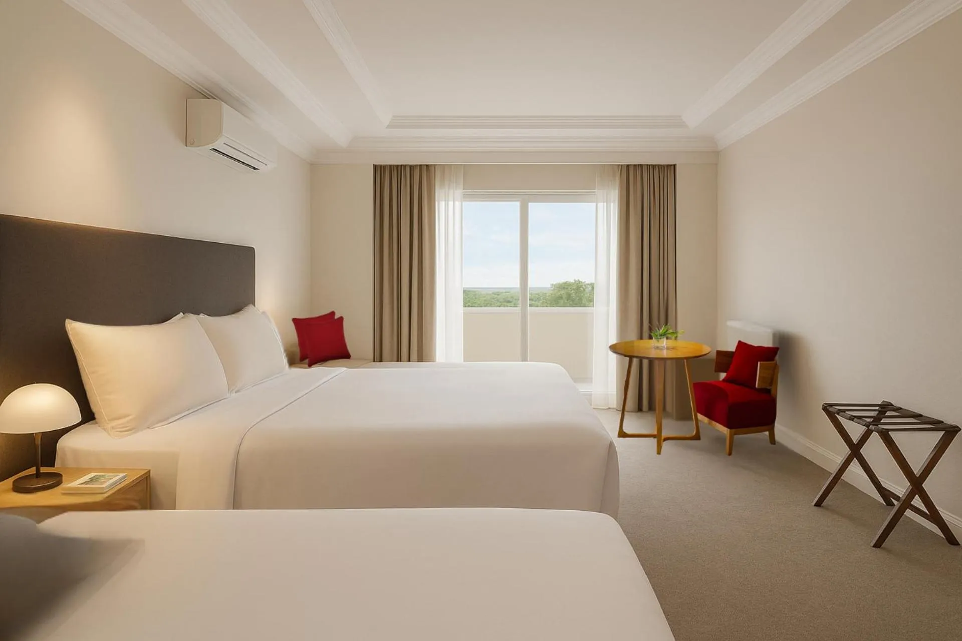 Bed in Vermillion Hotel