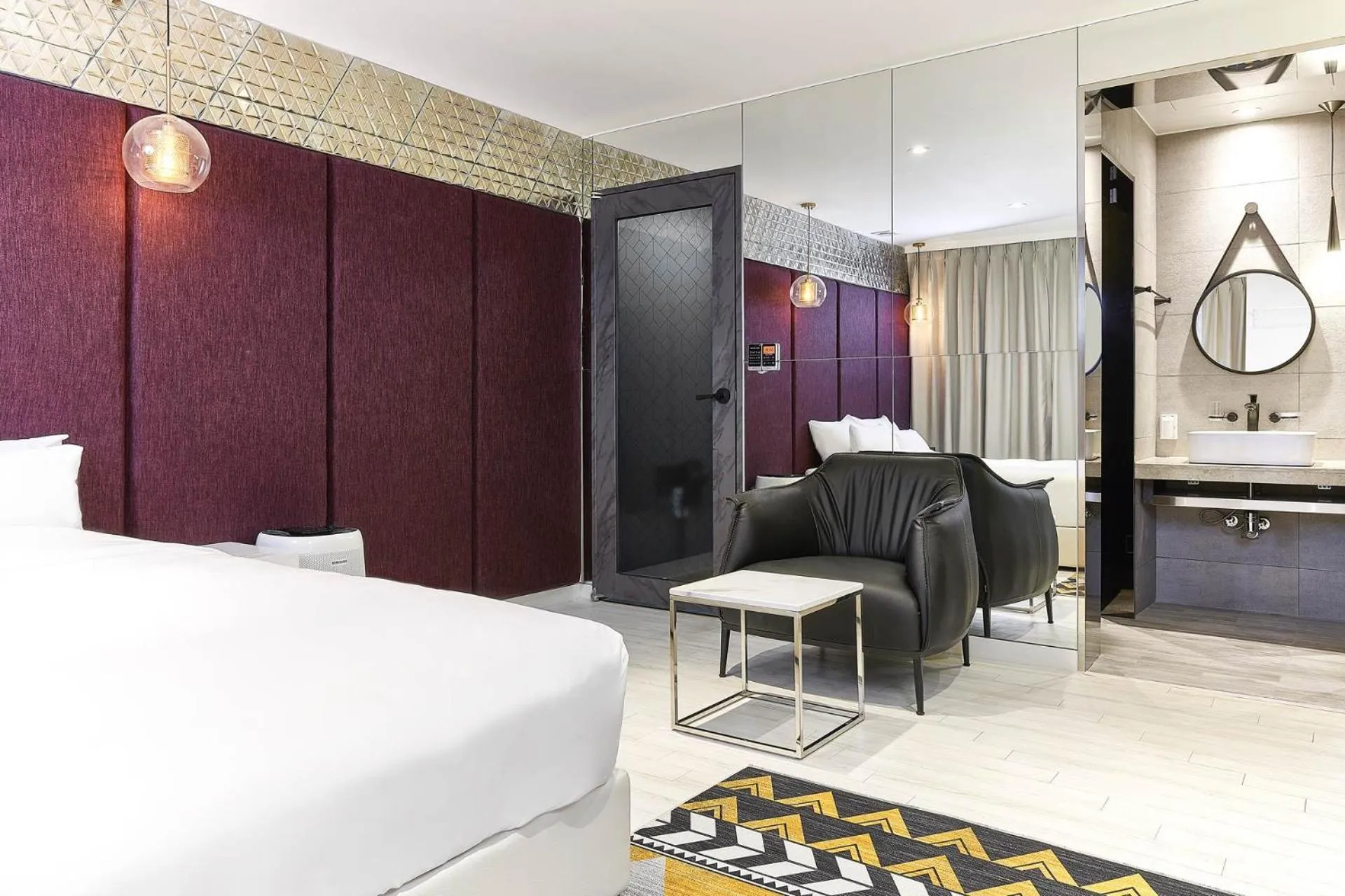 Bed in Wonju May hotel