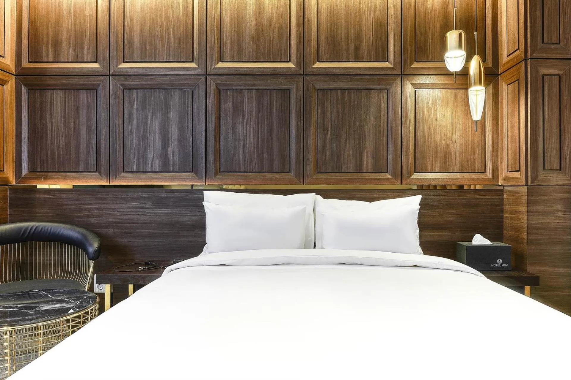 Bed in Wonju May hotel