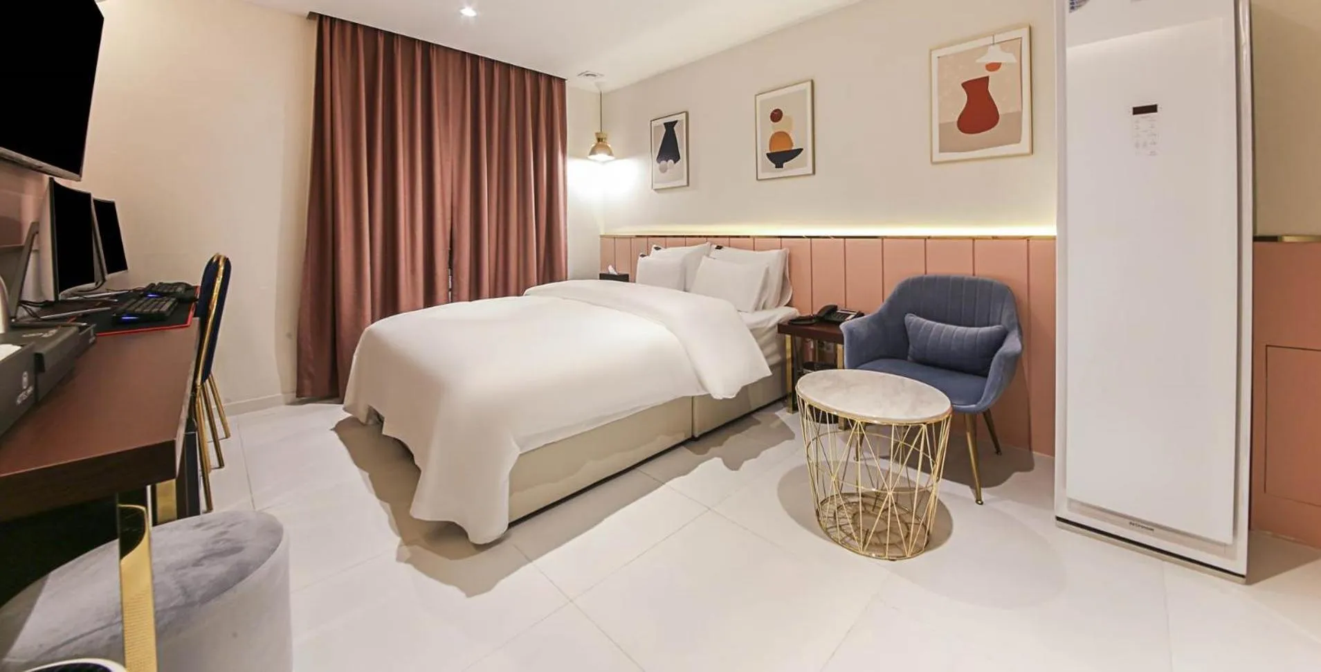 Bed in Wonju May hotel