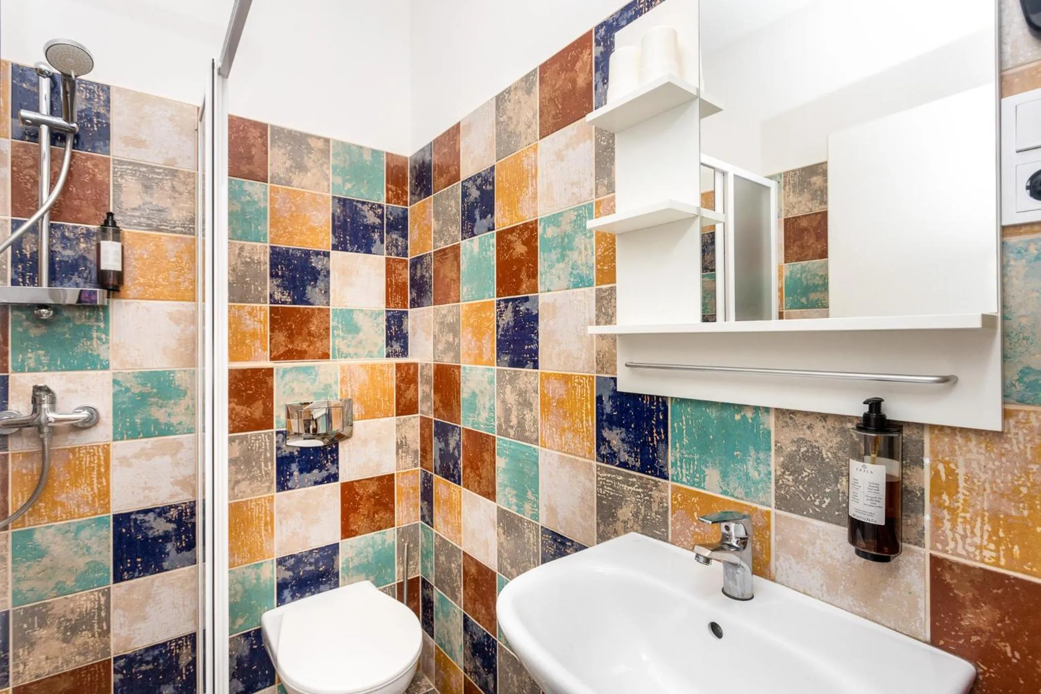 Shower in Moja Accommodation