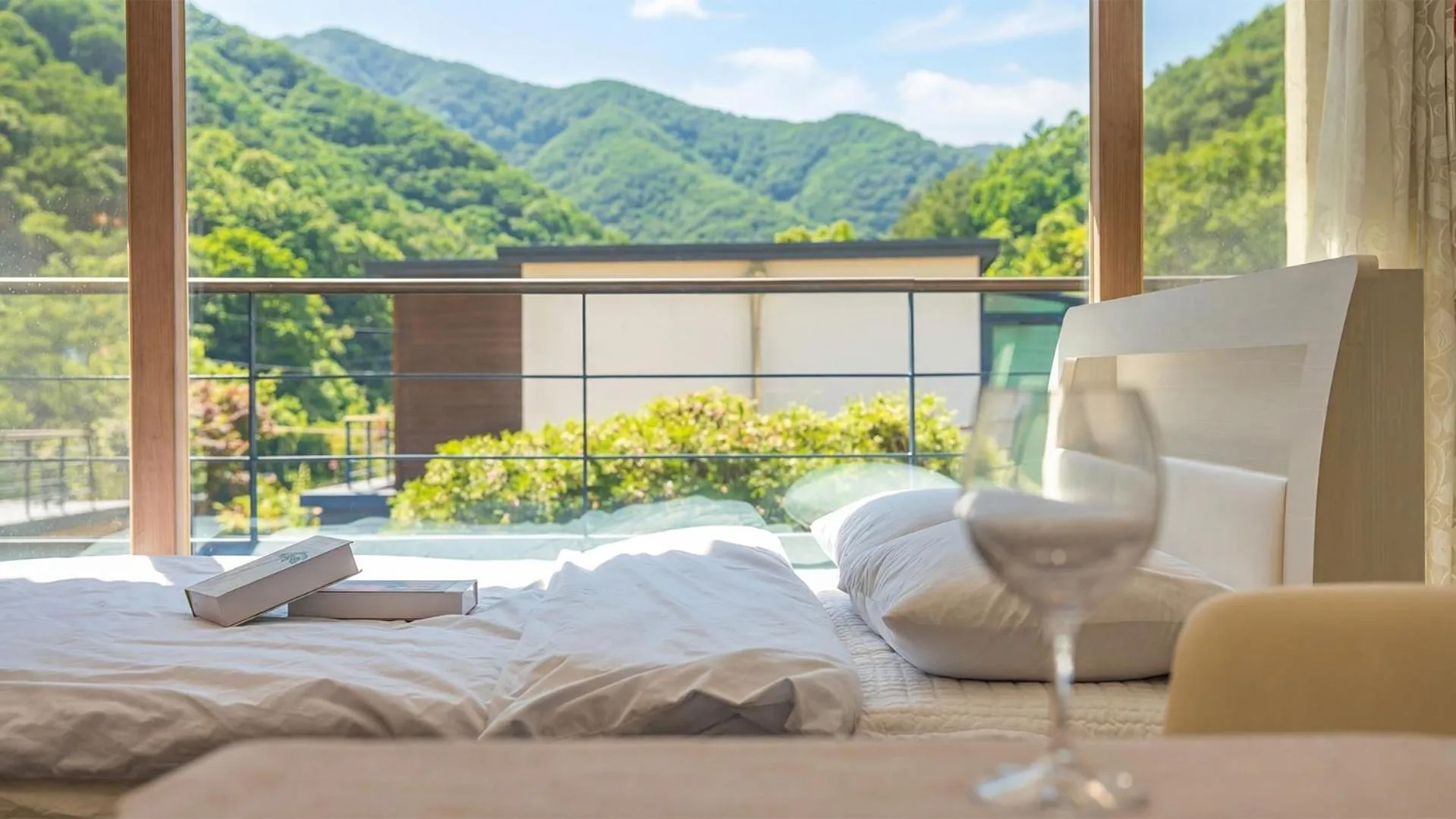 Property building, Bed in Hongcheon noilgangmaeul Pet Pension