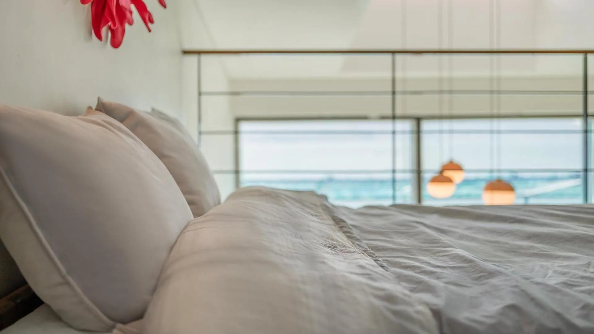 Property building, Bed in Sacheon Bichae Pension