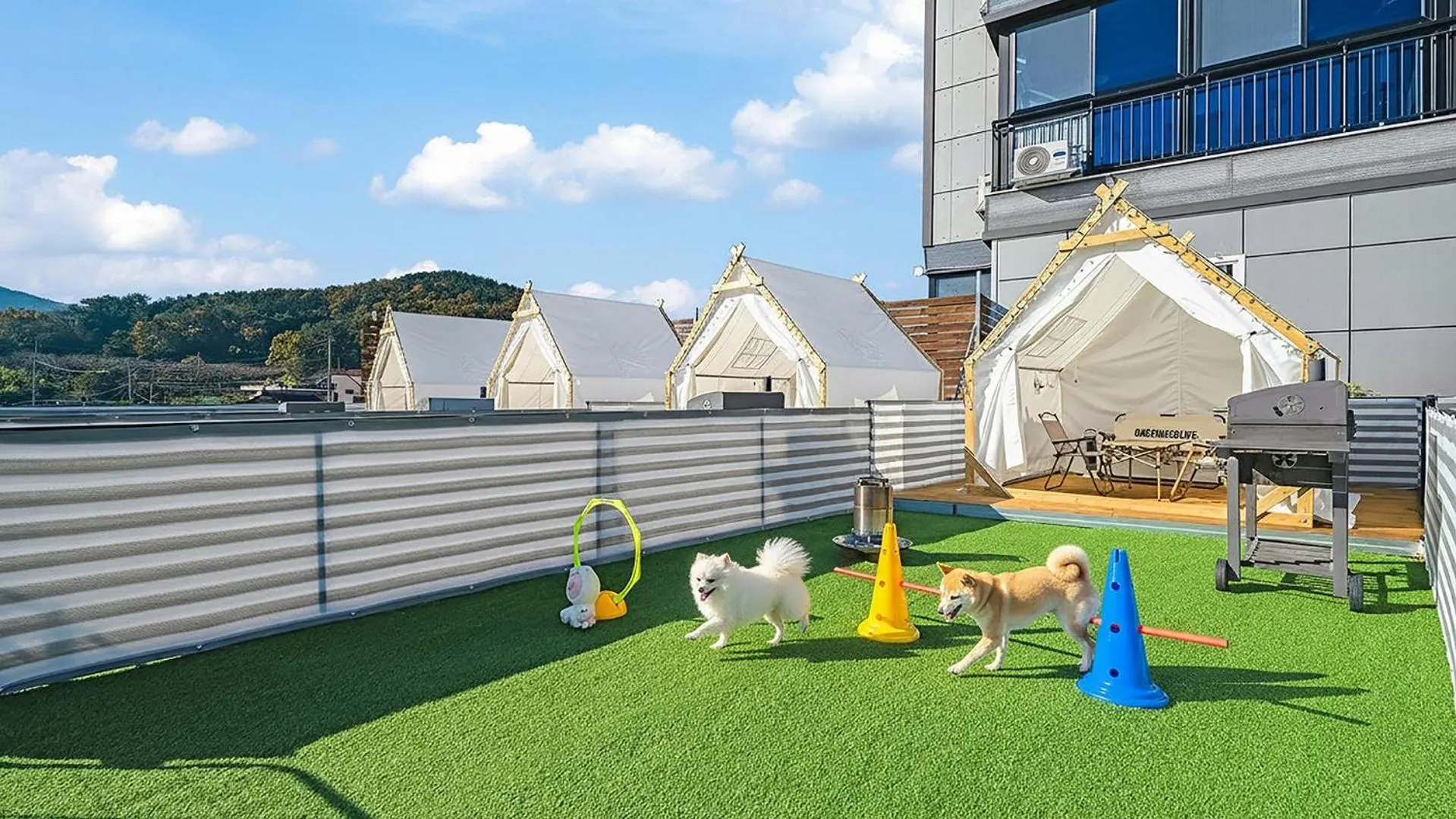 Property building in Namhae Dangdangi Dog Pension Blue