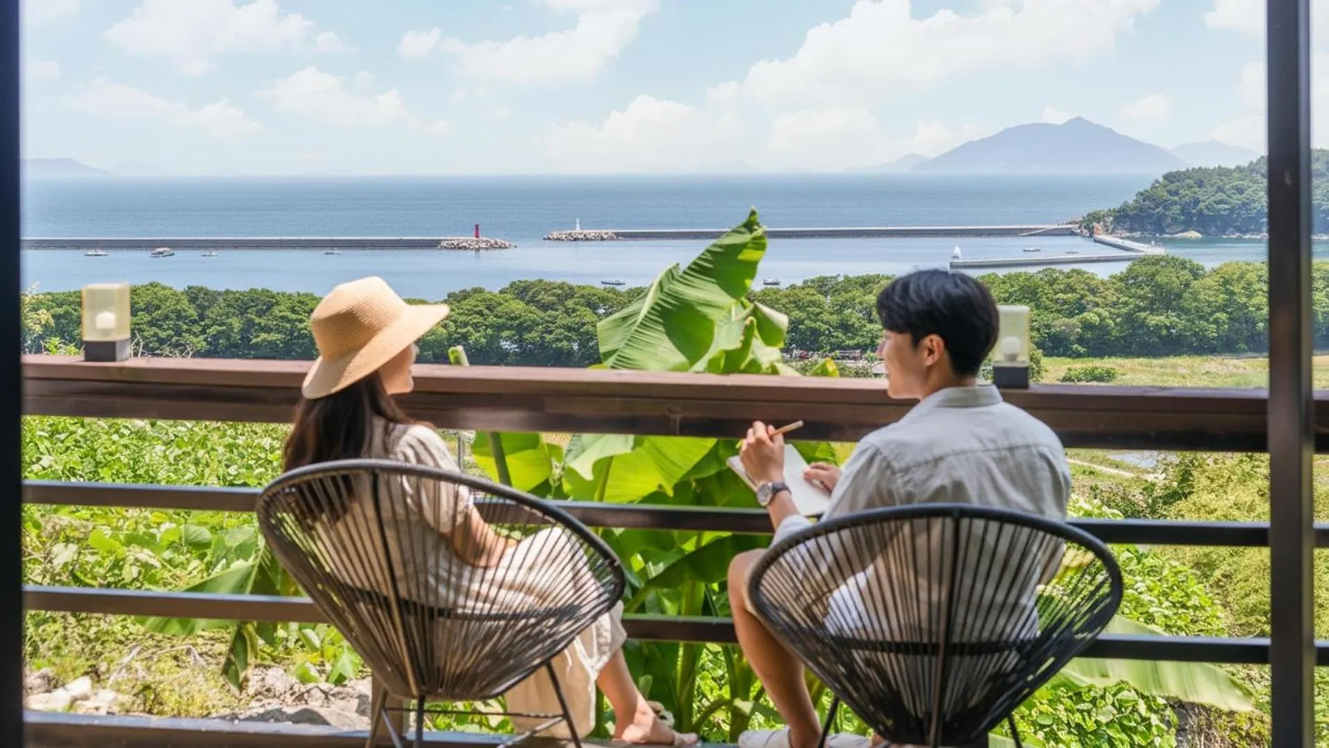 Property building in Namhae JJhouse Pension