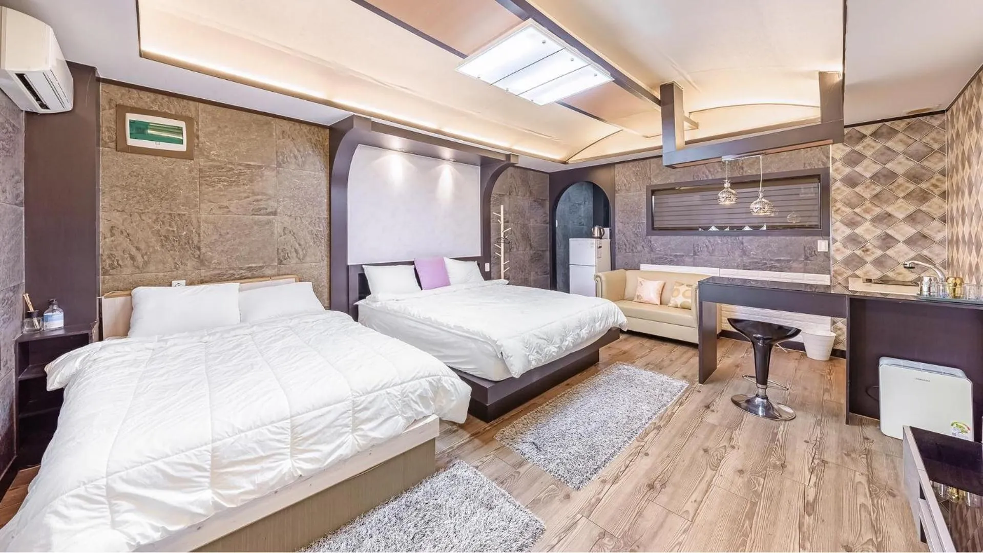 Property building, Bed in Hwacheon Sky Valley Pension