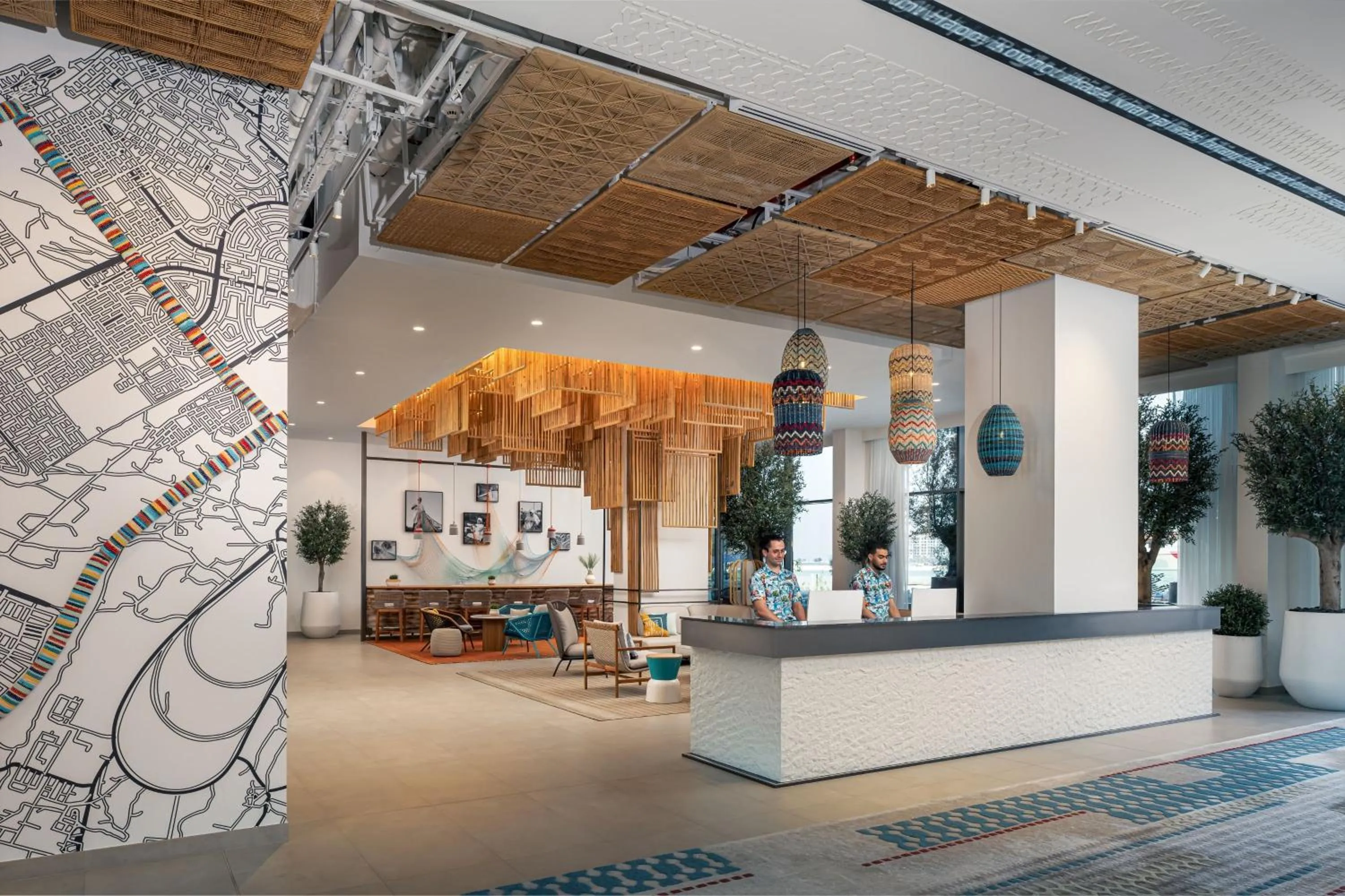 Lobby or reception in Rove Al Marjan Island