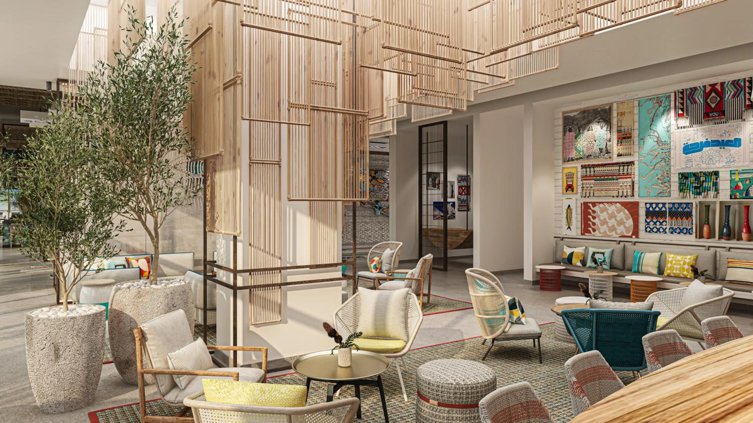 Lobby or reception in Rove Al Marjan Island