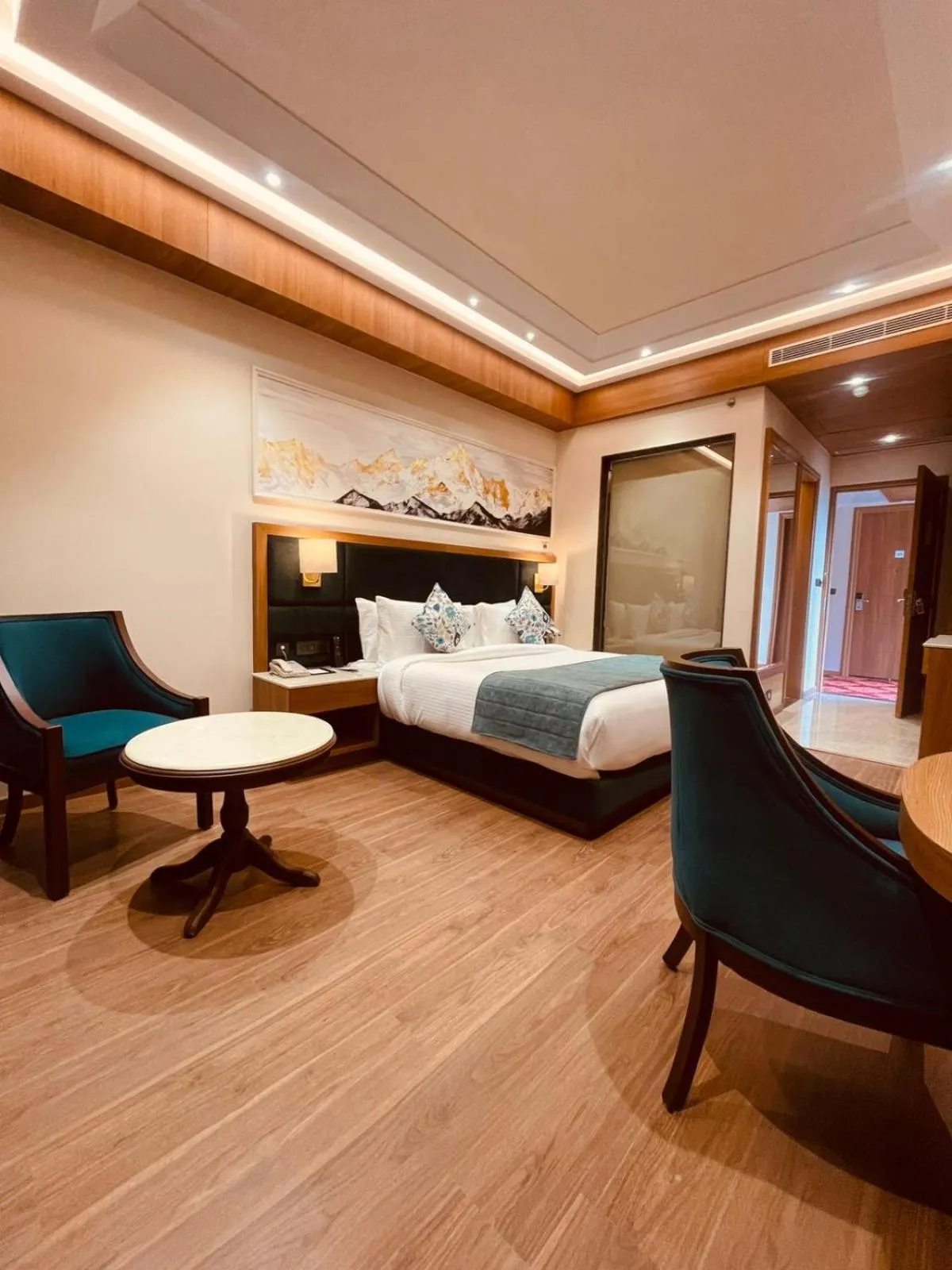 Bedroom, Bed in Regenta Place Dalhousie Just 500 Meters Walkable from Mall Road