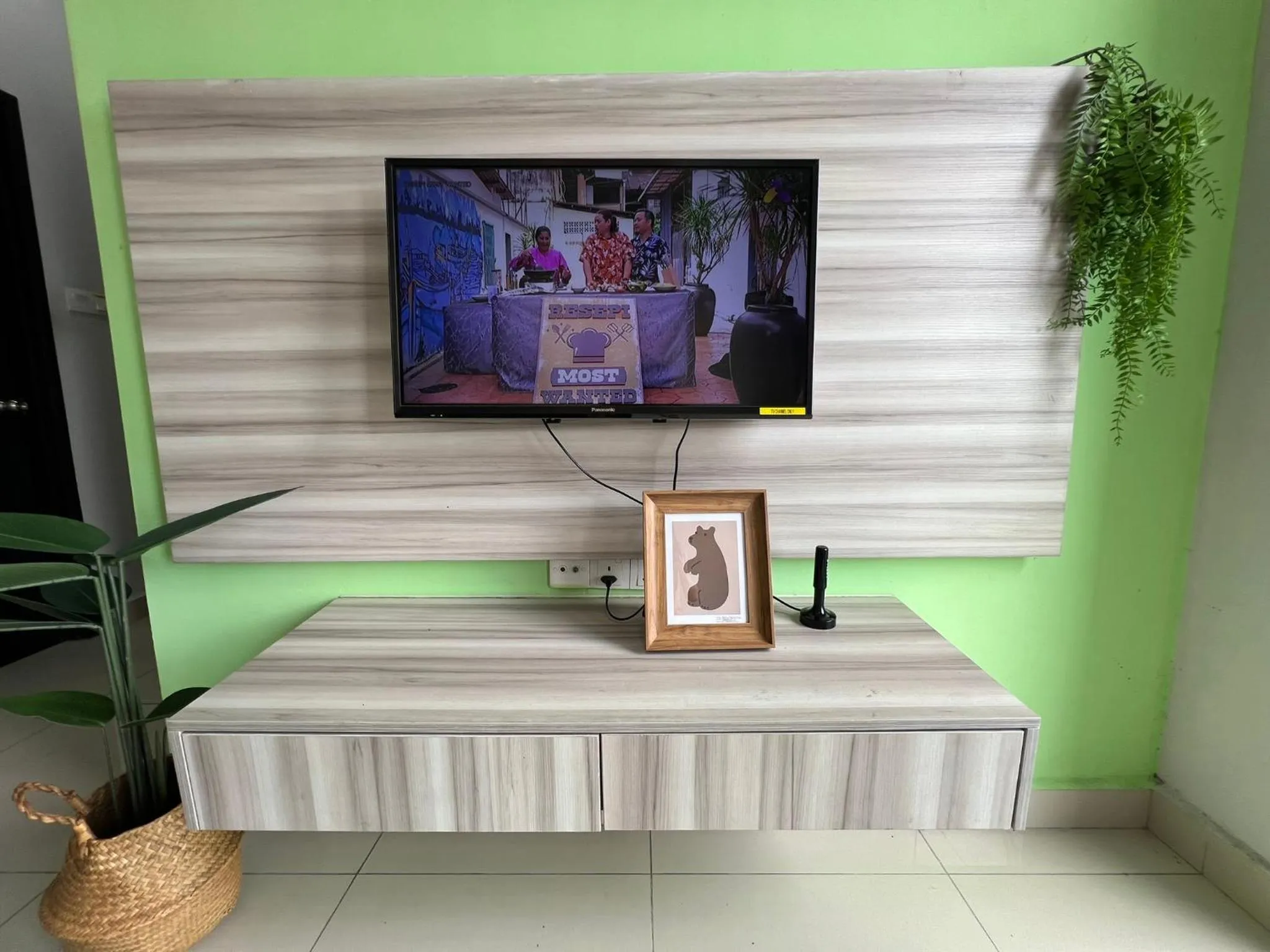 TV and multimedia in RiverView 8PAX 2BR in KBtown Wi-Fi, A-1-7