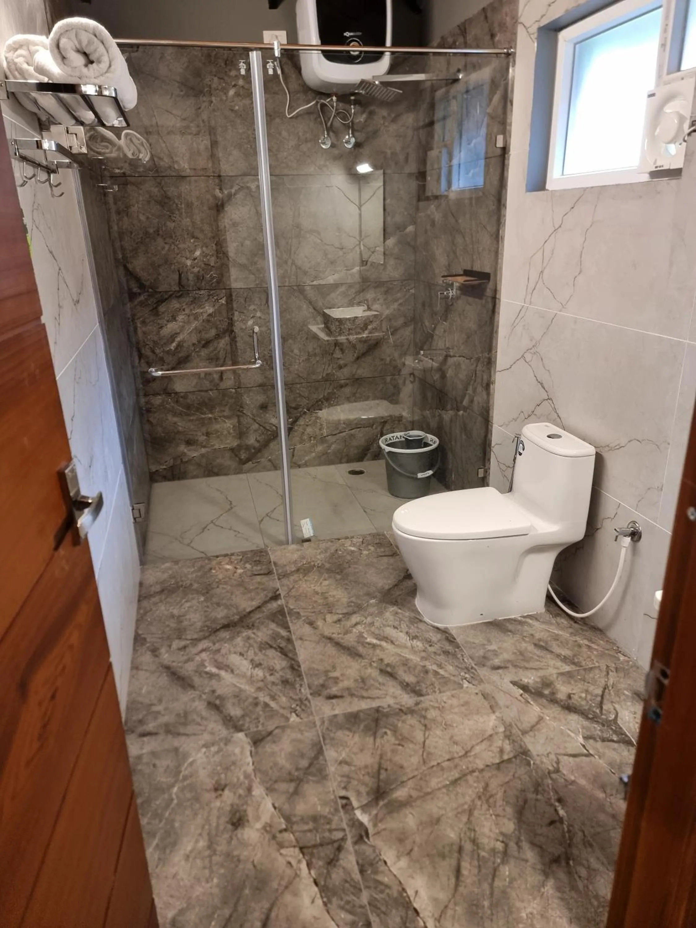 Shower in KK Selfie Point Resort