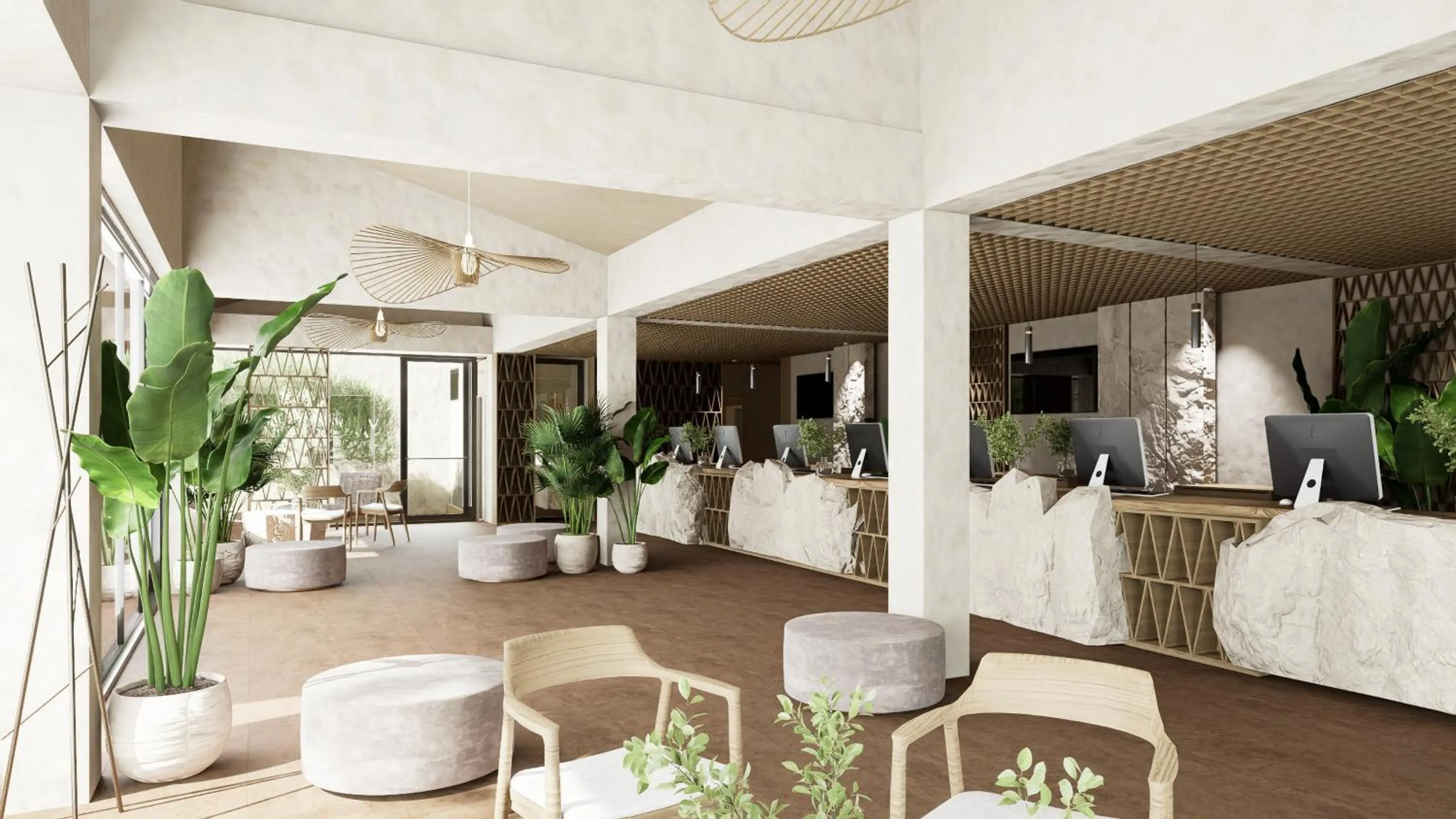 Lobby or reception in Maistra Camping Koversada Covered Mobile homes