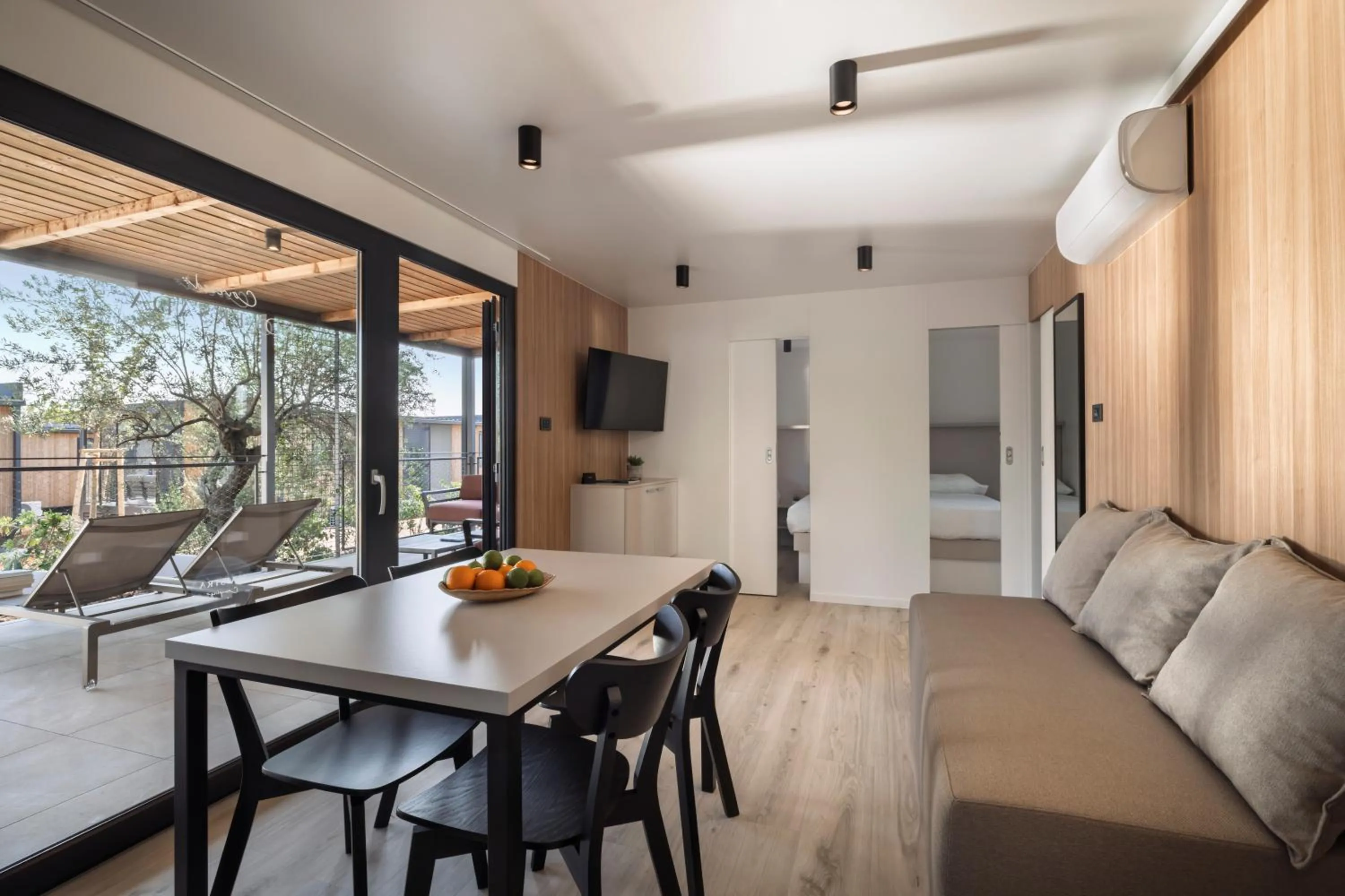 Living room in Maistra Camping Koversada Covered Mobile homes