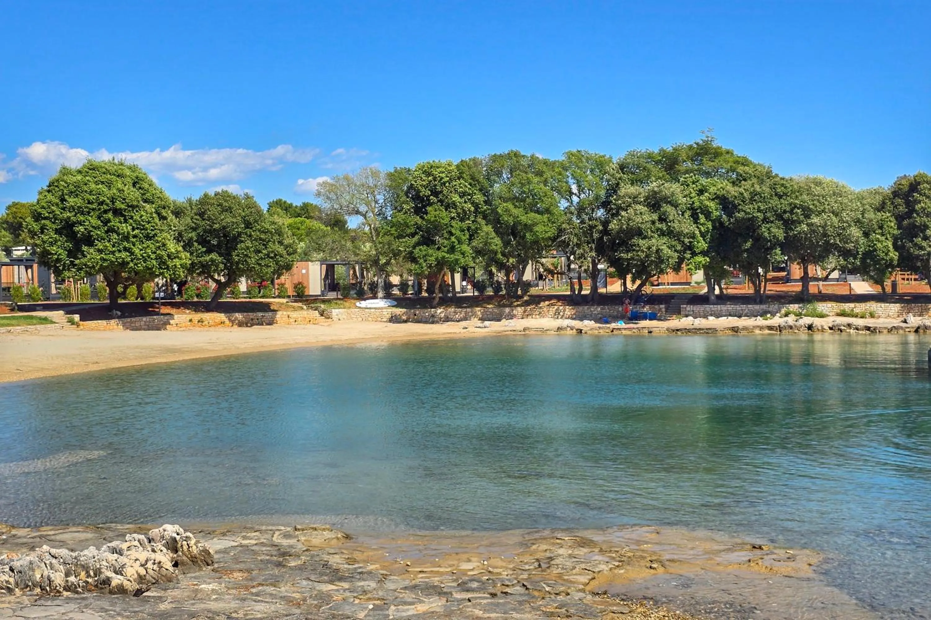 Beach in Maistra Camping Koversada Covered Mobile homes