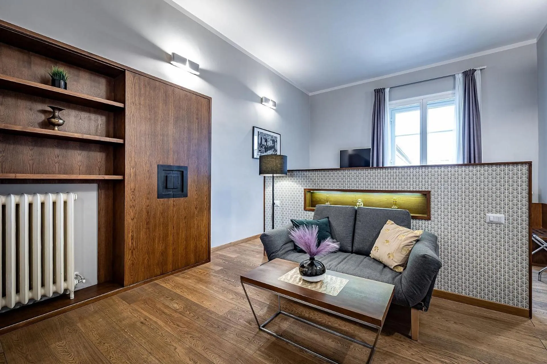 Living room in Antico Centro Suite