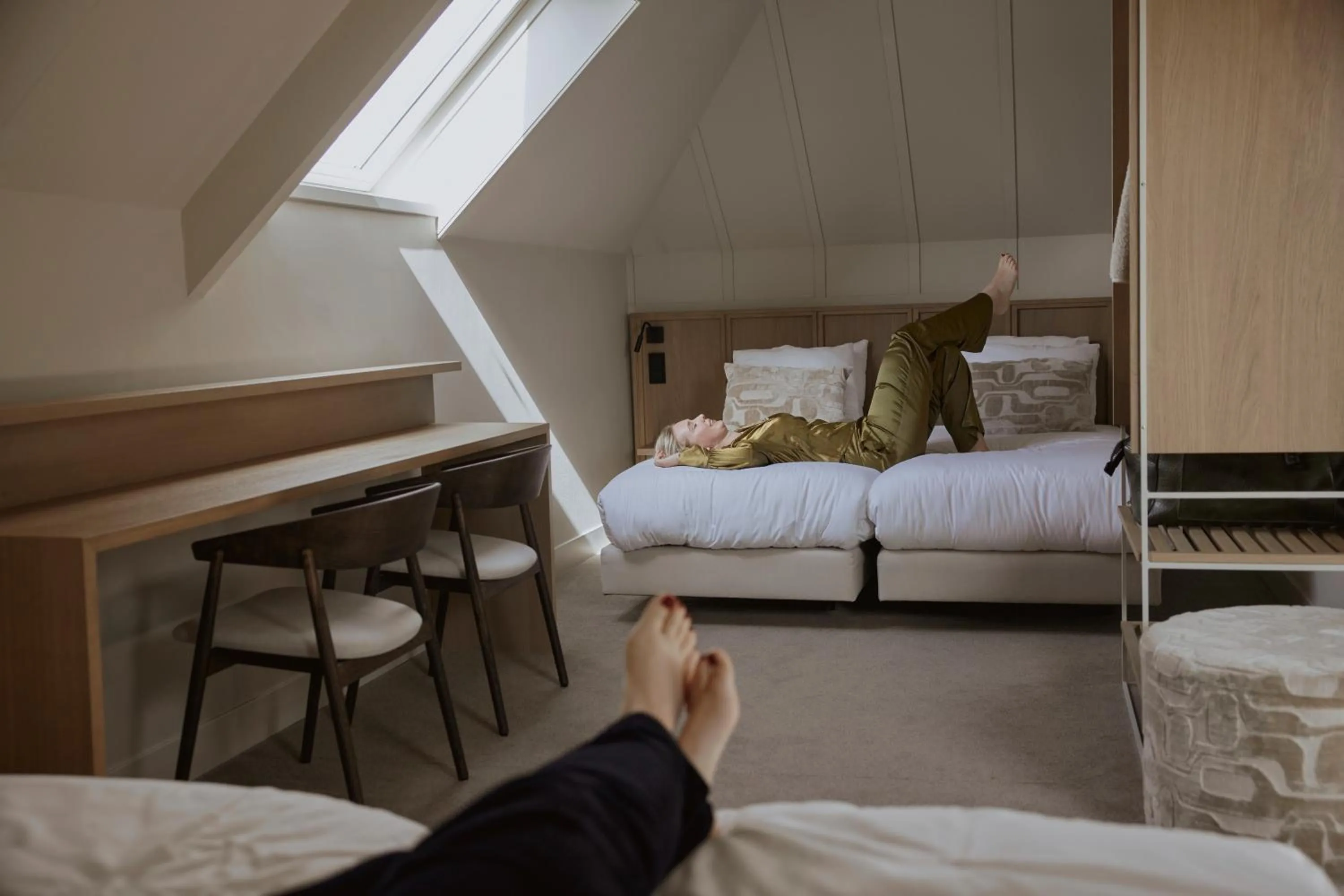 Bedroom, Bed in Hotel Oostergoo