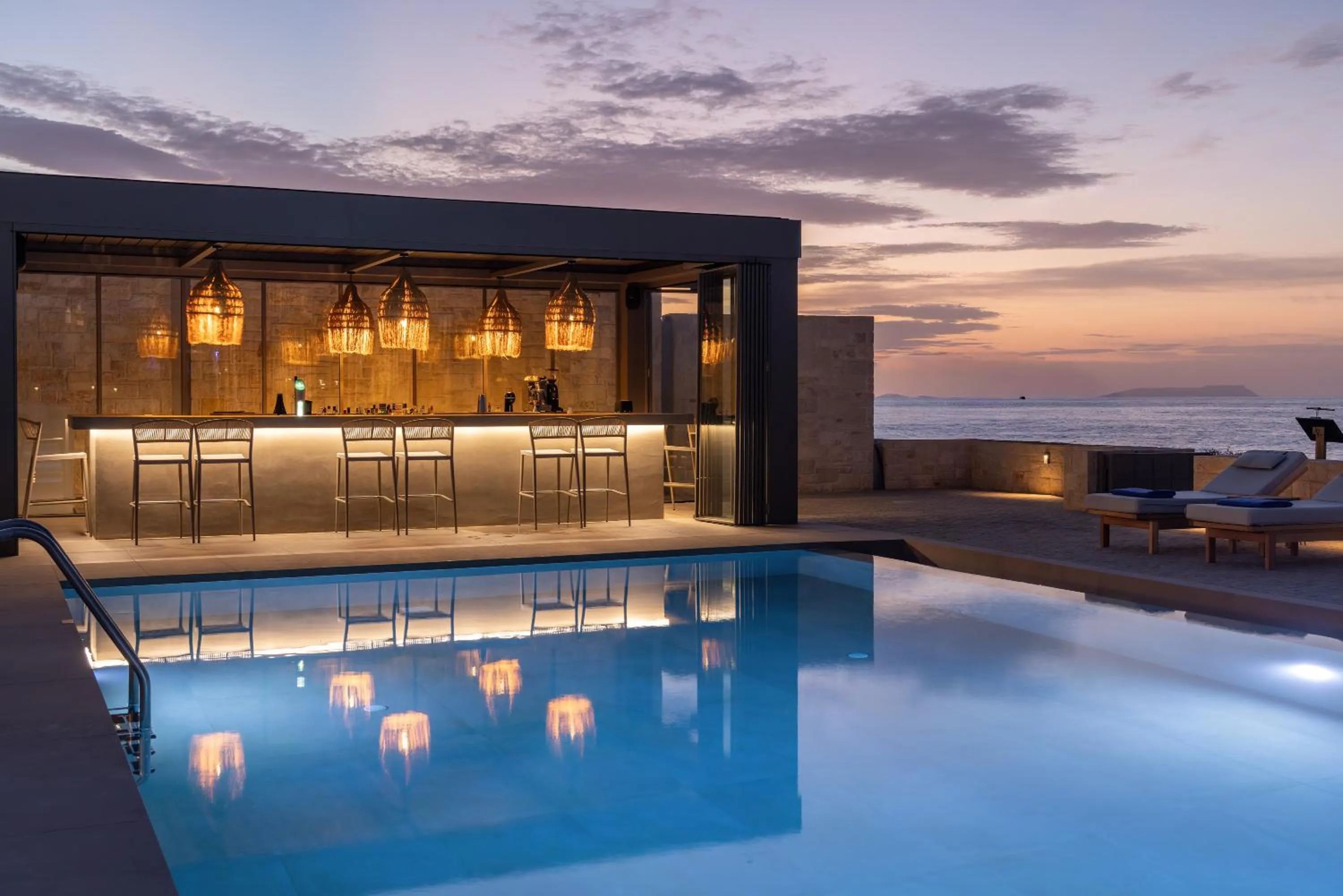 Lounge or bar in Castello Boutique Suites by the sea - Adults Only