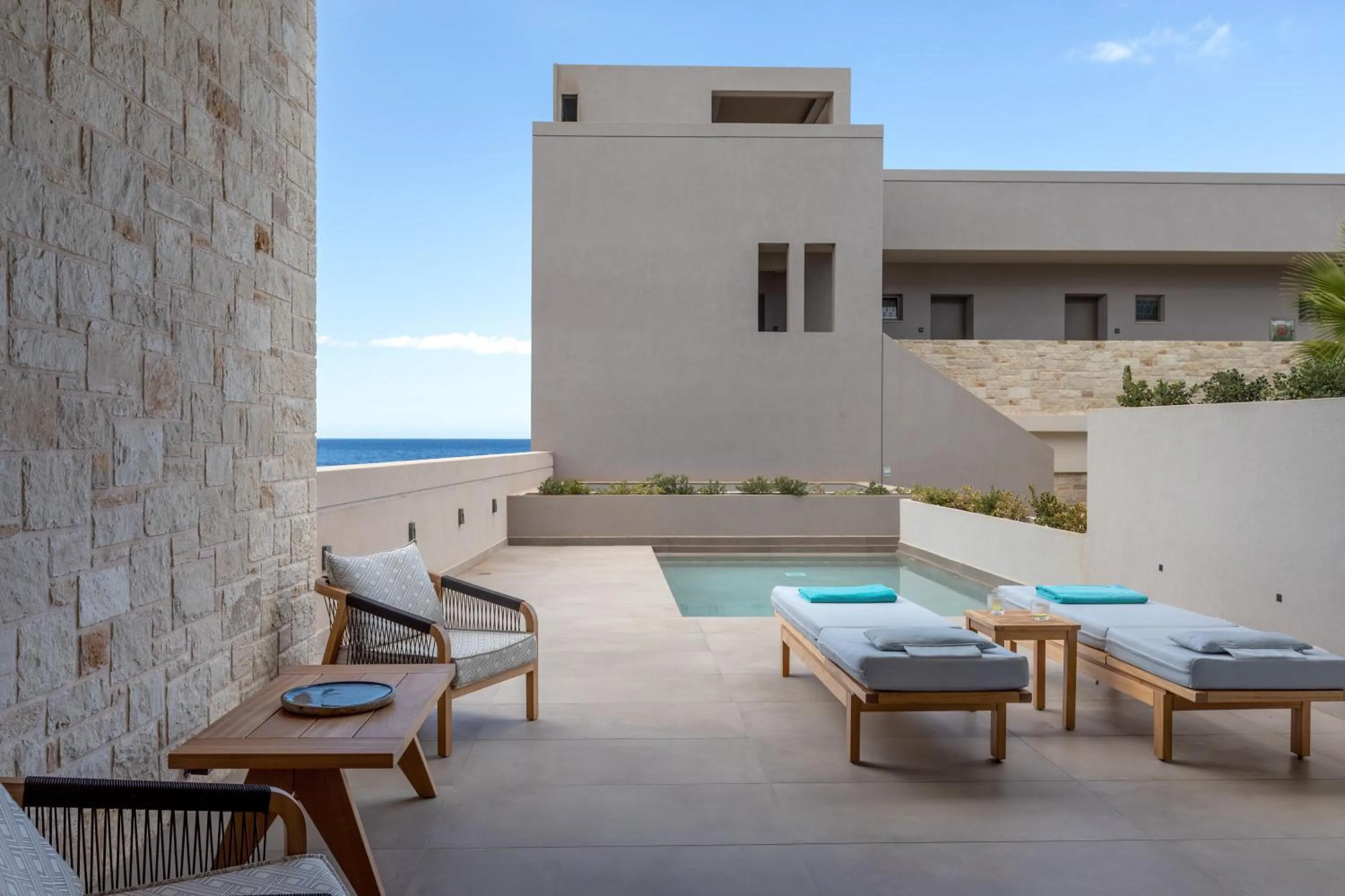 Swimming pool in Castello Boutique Suites by the sea - Adults Only