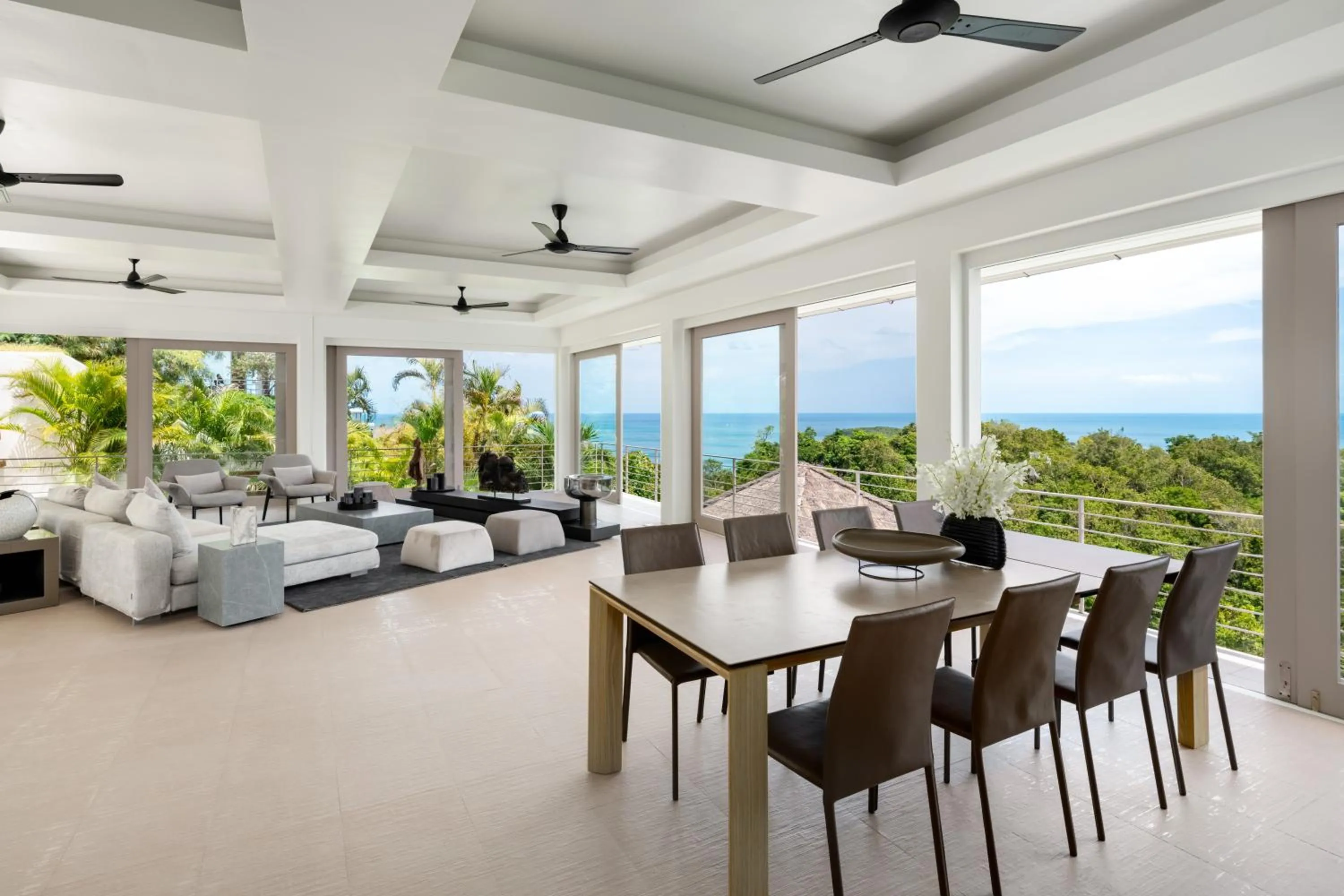 Villa Kohia, stunning sea views, breakfast, serviced daily, private dining service on request, North Chaweng