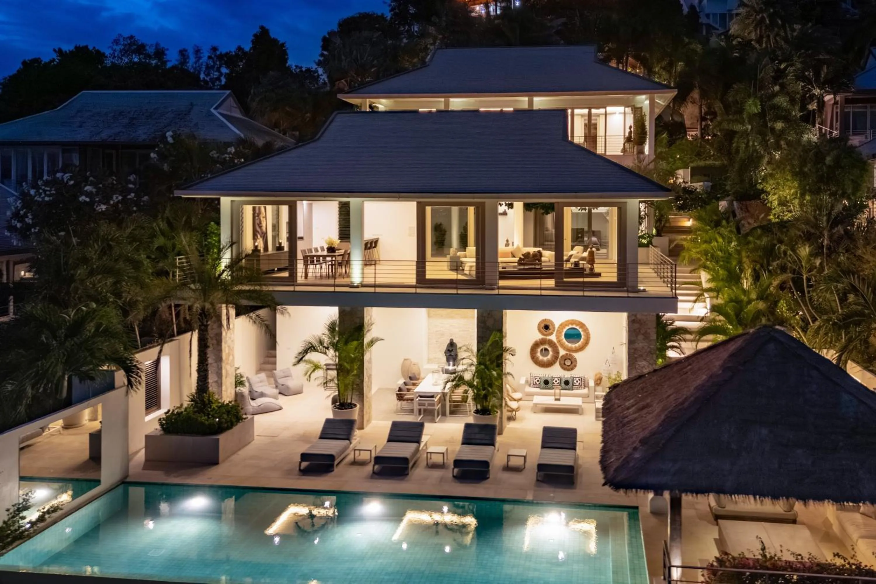 Villa Kohia, stunning sea views, breakfast, serviced daily, private dining service on request, North Chaweng