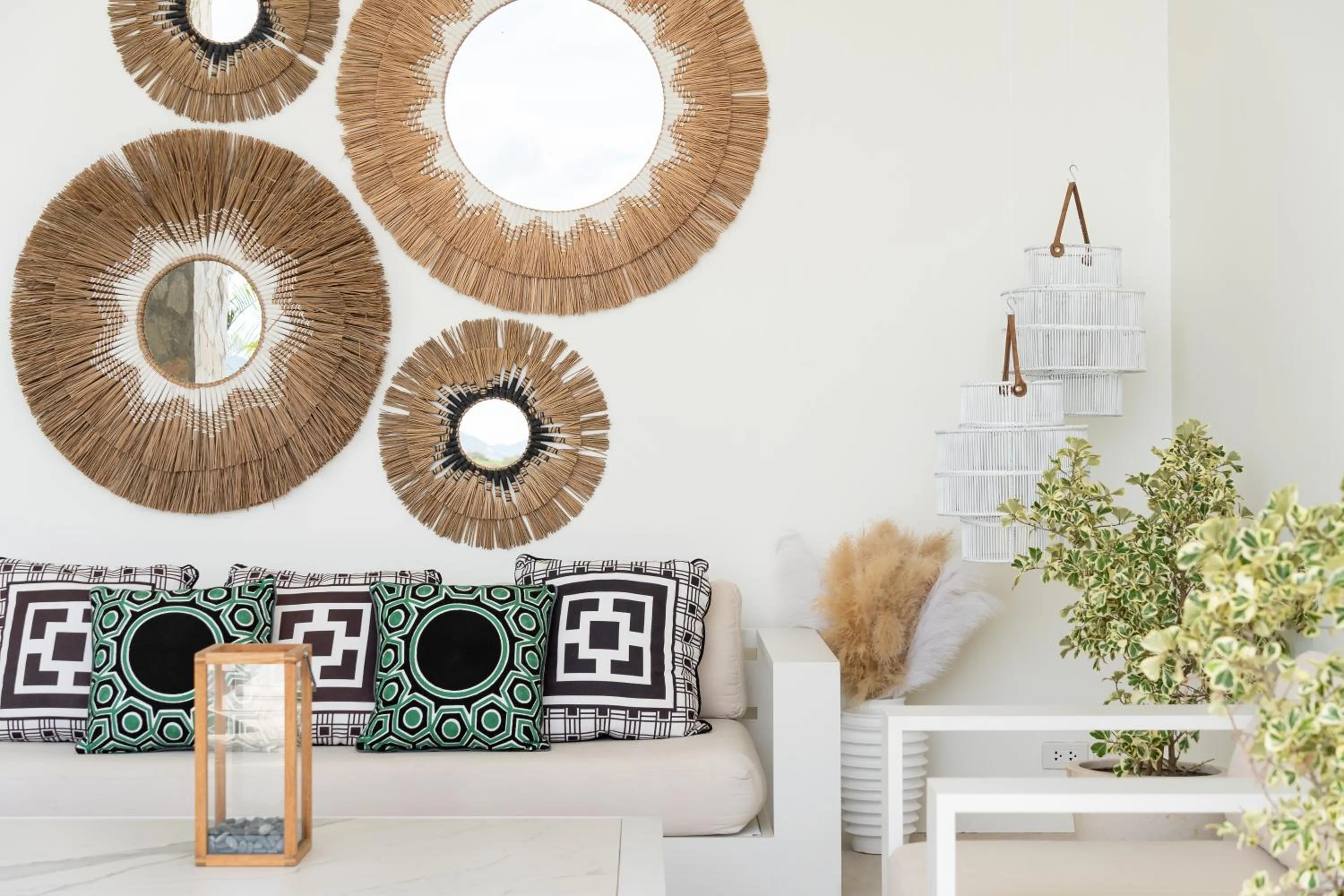 Decorative detail in Villa Kohia, stunning sea views, breakfast, serviced daily, private dining service on request, North Chaweng