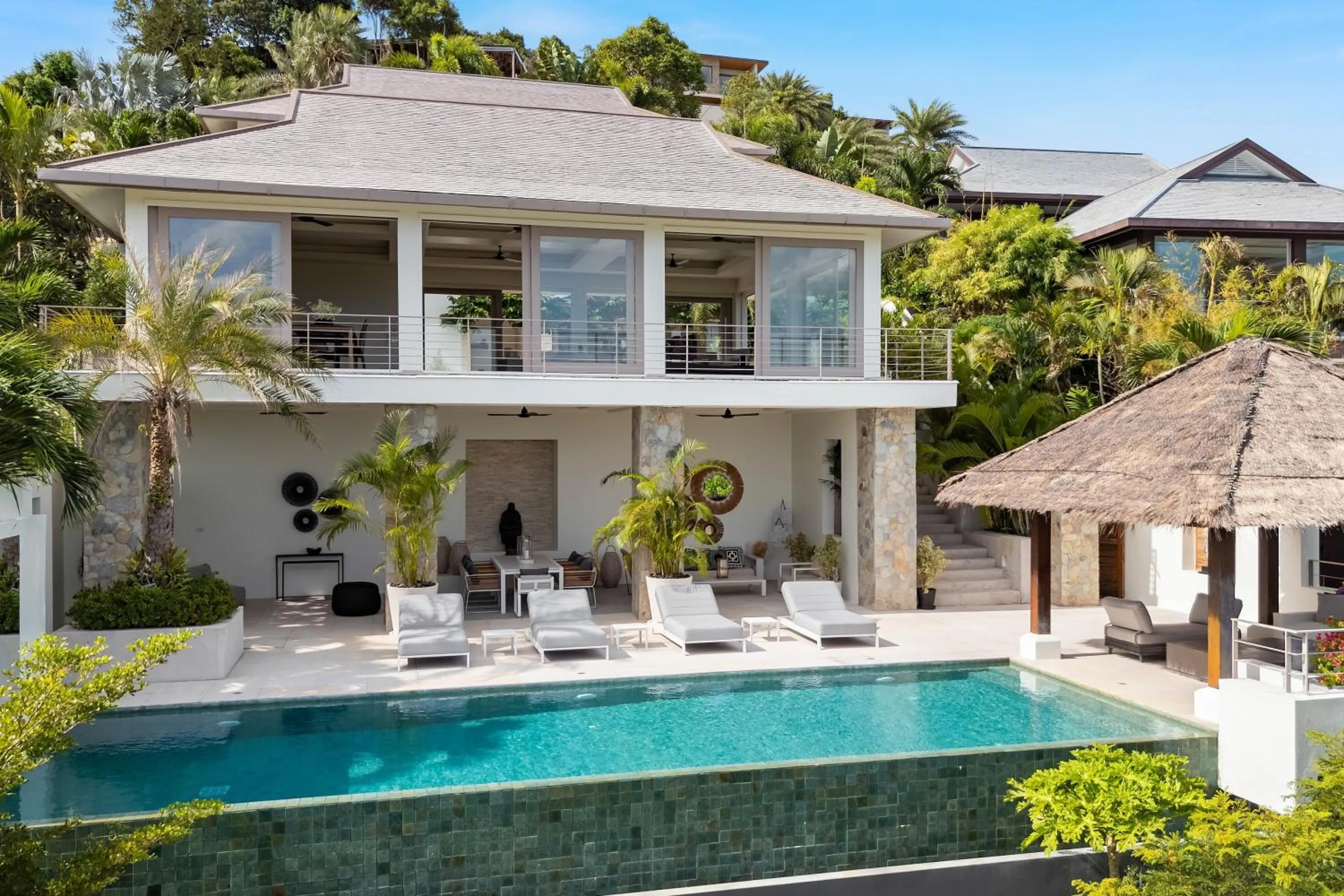 Villa Kohia, stunning sea views, breakfast, serviced daily, private dining service on request, North Chaweng