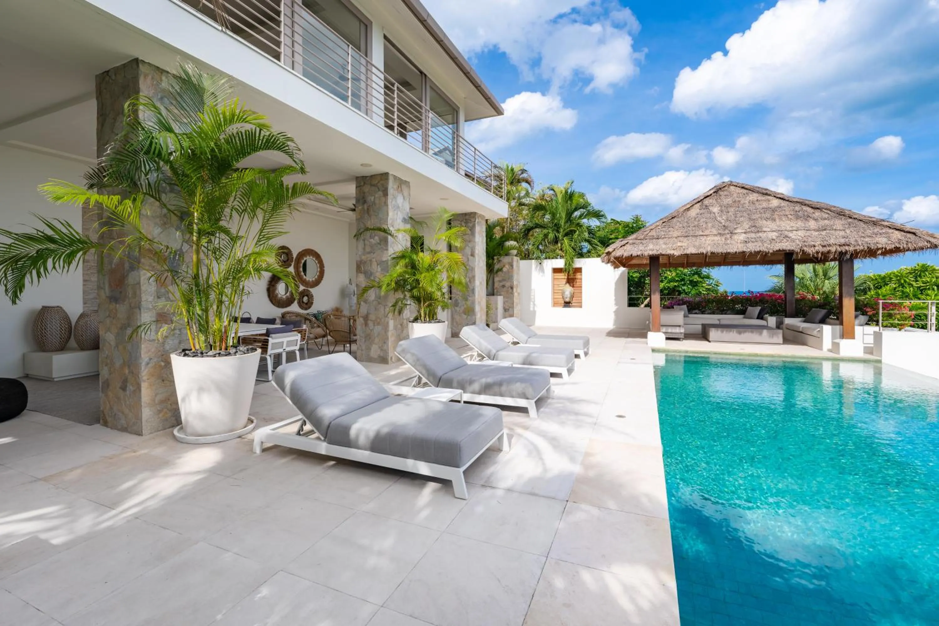 Villa Kohia, stunning sea views, breakfast, serviced daily, private dining service on request, North Chaweng