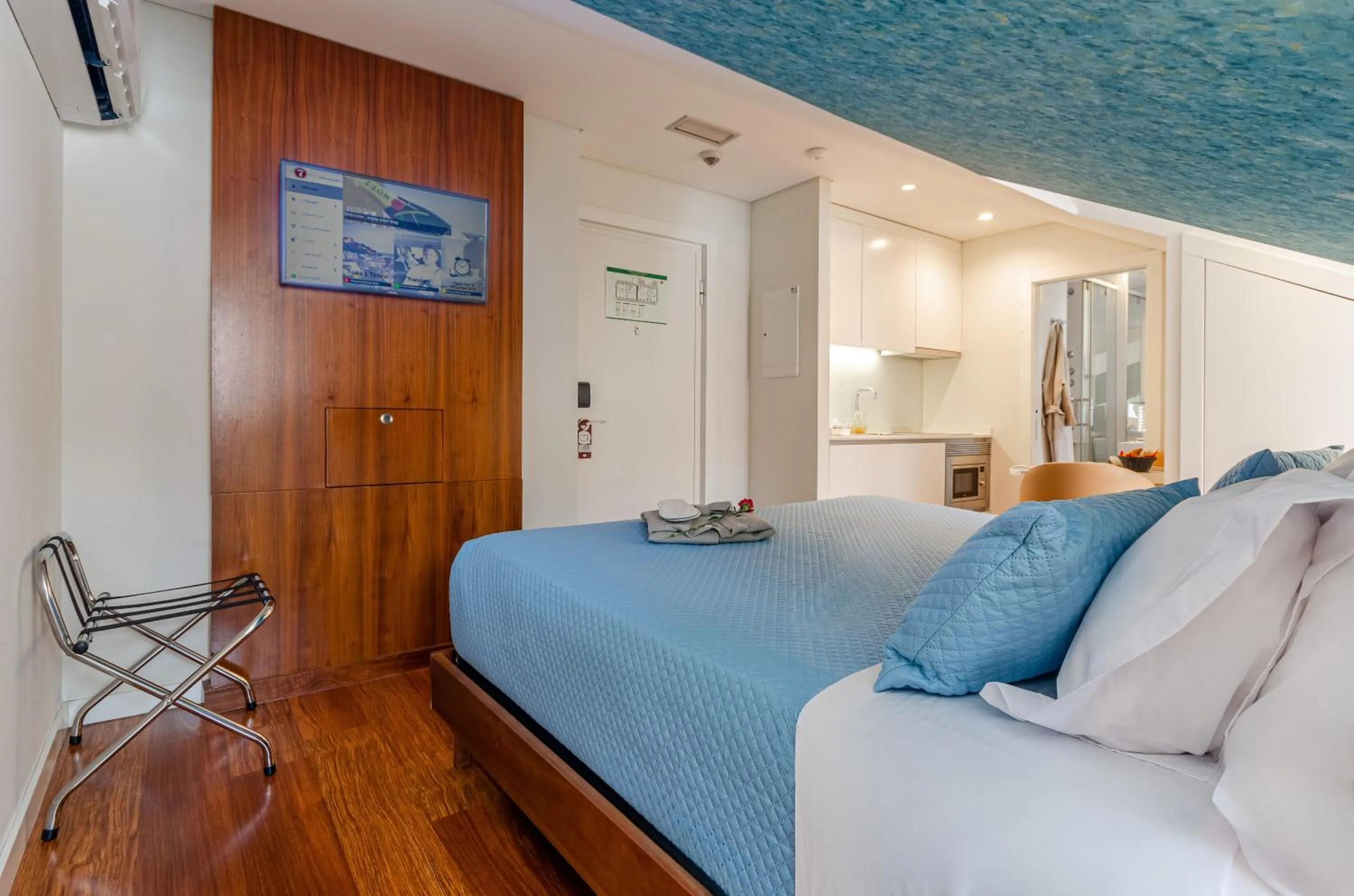 Bedroom in The 7 Hotel, Suites, Studios & Apartments