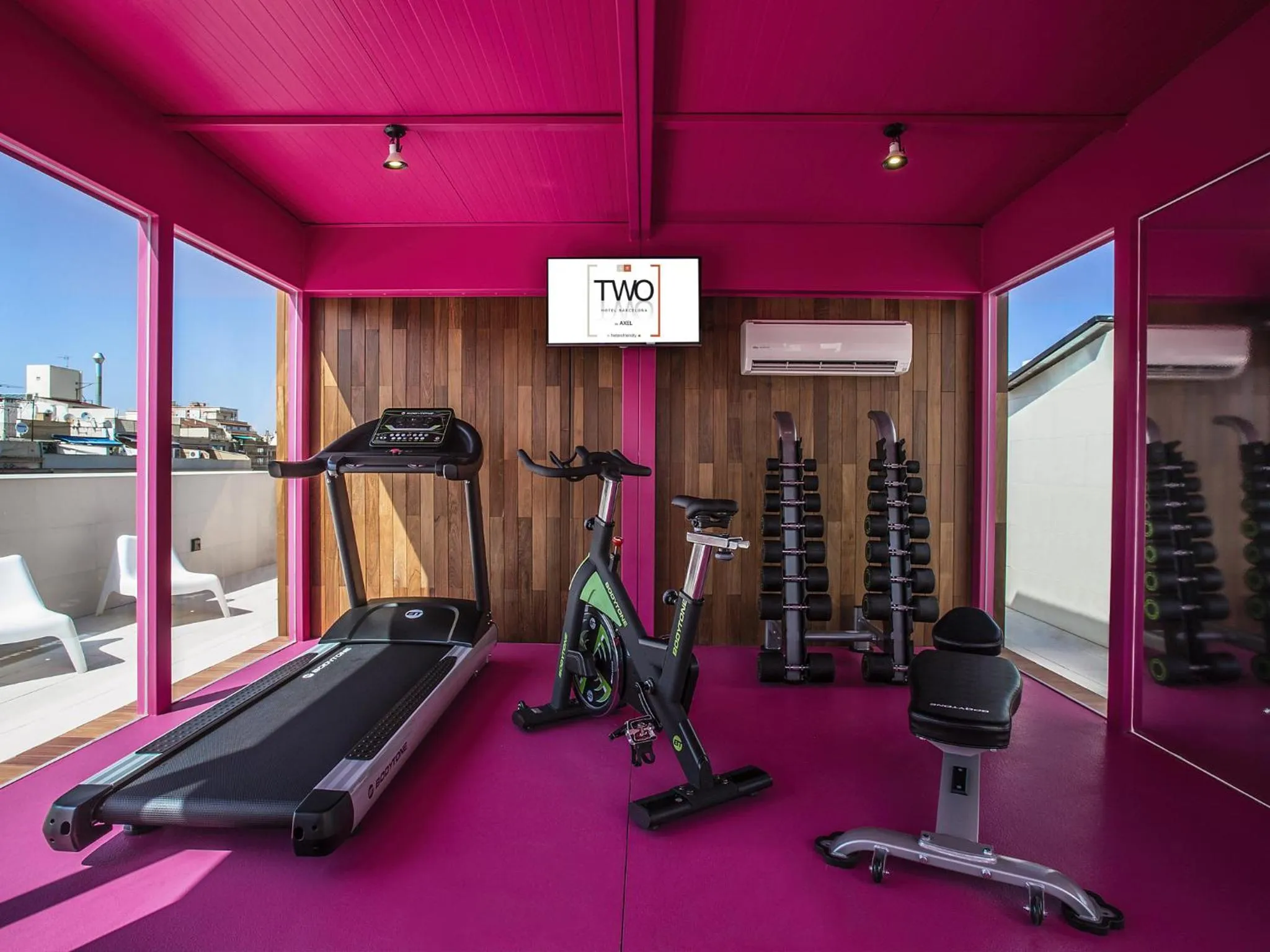 Fitness centre/facilities in Axel TWO Barcelona 4 Sup - Adults Only