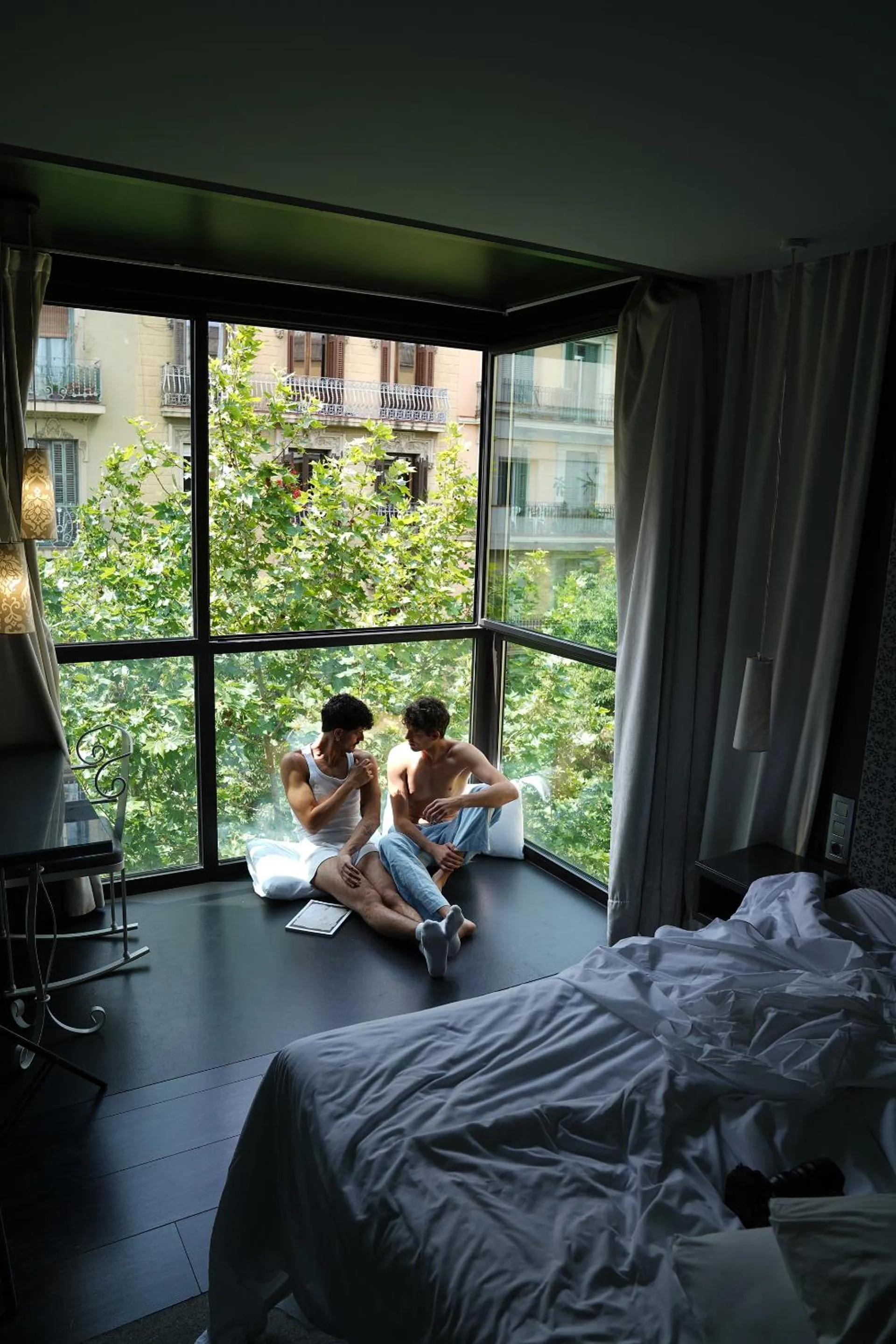 Decorative detail, Bed in Axel TWO Barcelona 4 Sup - Adults Only