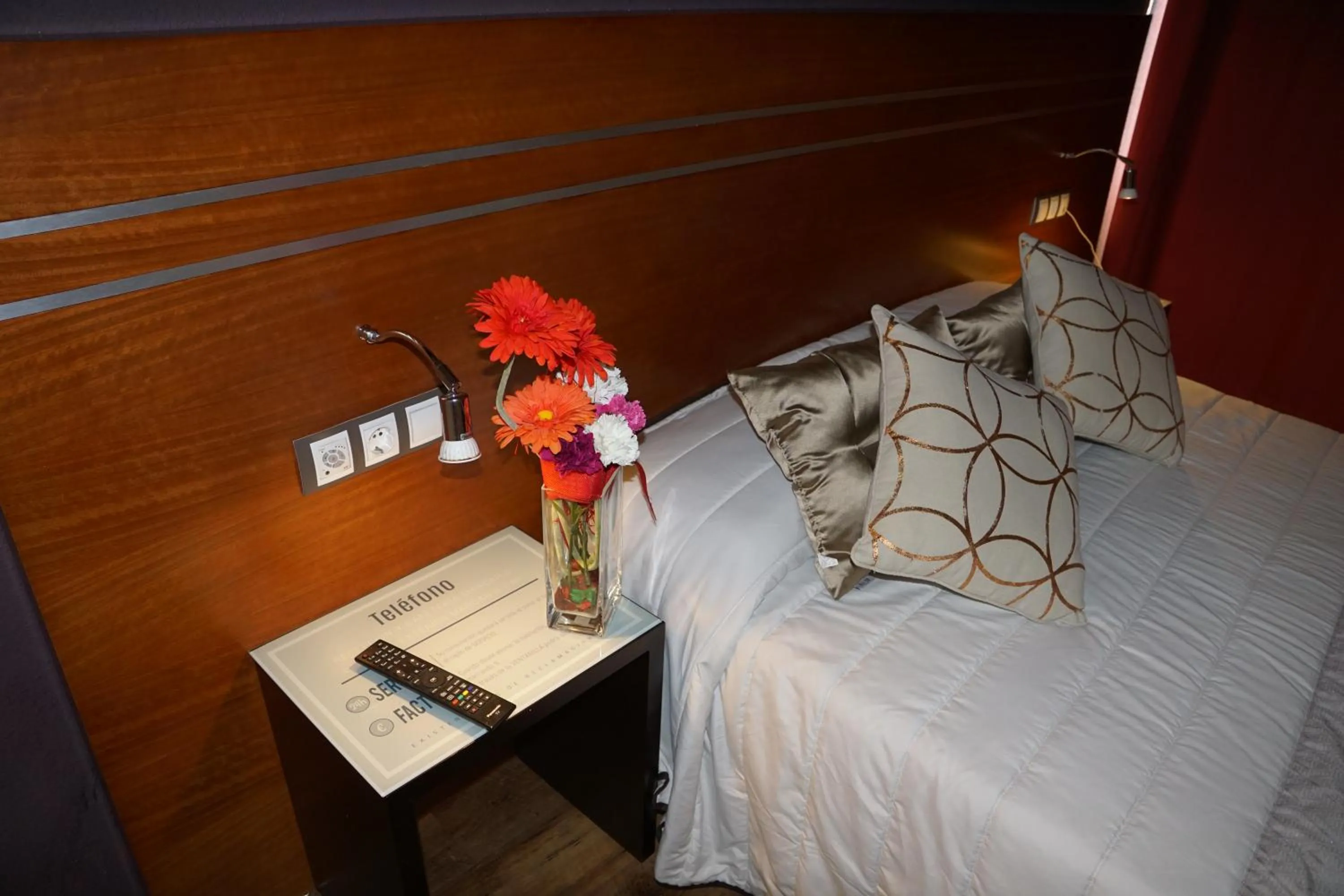 Bed in Motel Los Abedules